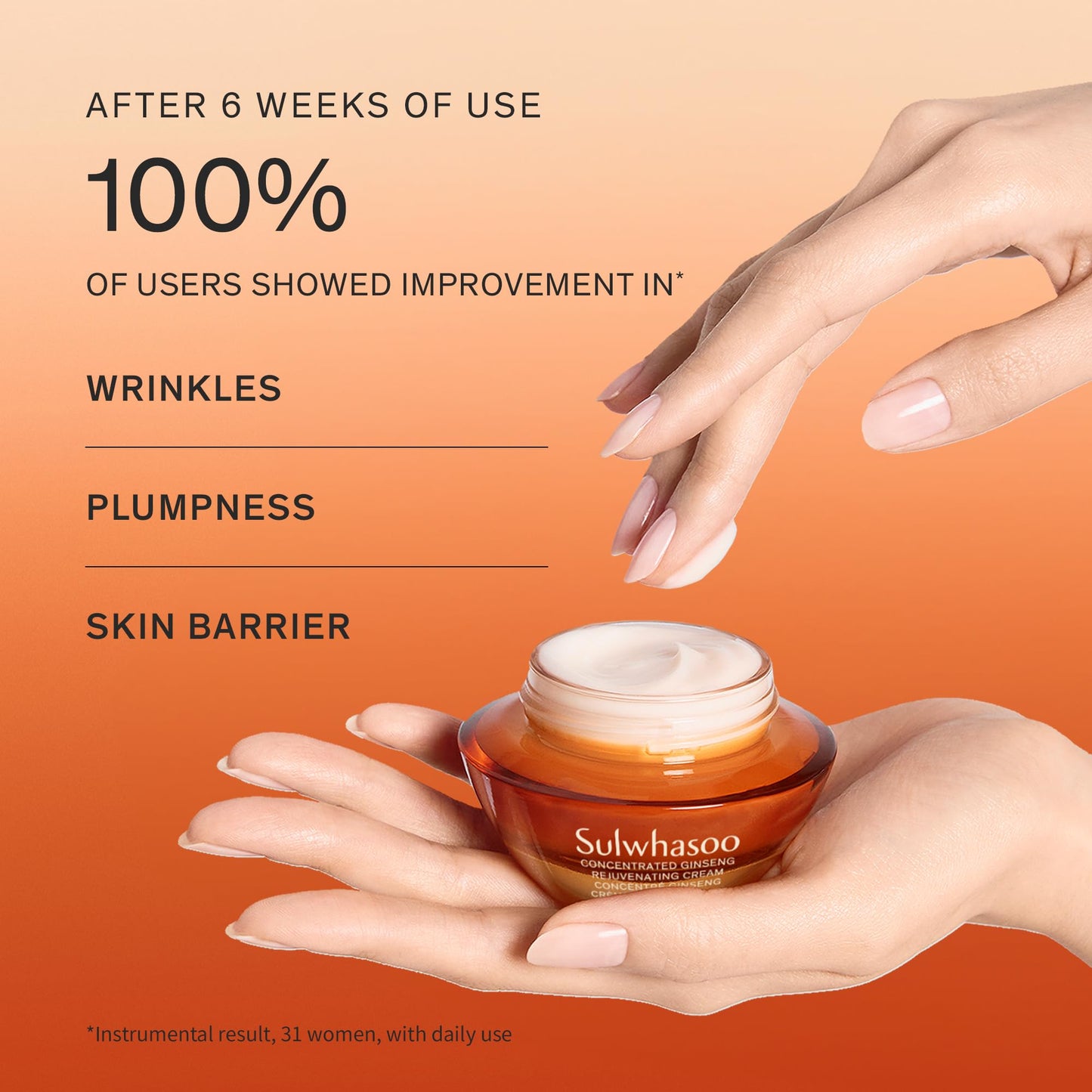 Sulwhasoo Concentrated Ginseng Rejuvenating Cream Mini –Visibly Plump Skin & Wrinkles | Anti-Aging Deep Hydration Moisturizer with Korean Ginseng Actives, Ginseng Peptide & Vitamin C | Korean Skincare - Medaid International