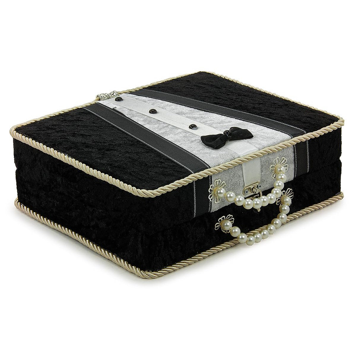 ihvan online, Muslim Prayer Rug Set, Arabic Quran, Prayer Beads, Mens Kufi Hat, Tasbeeh Counter, Islamic Scent, Dowry Gift Box for Men & Women, Janamaz, Salah Mat Gifts Set Wedding, Ramadan, Black - Medaid International