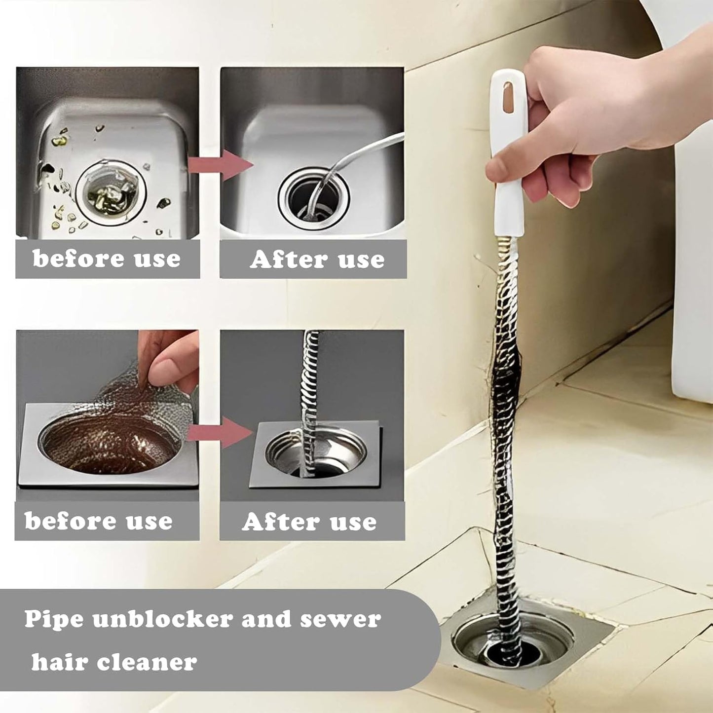 Drain Cleaning Brush