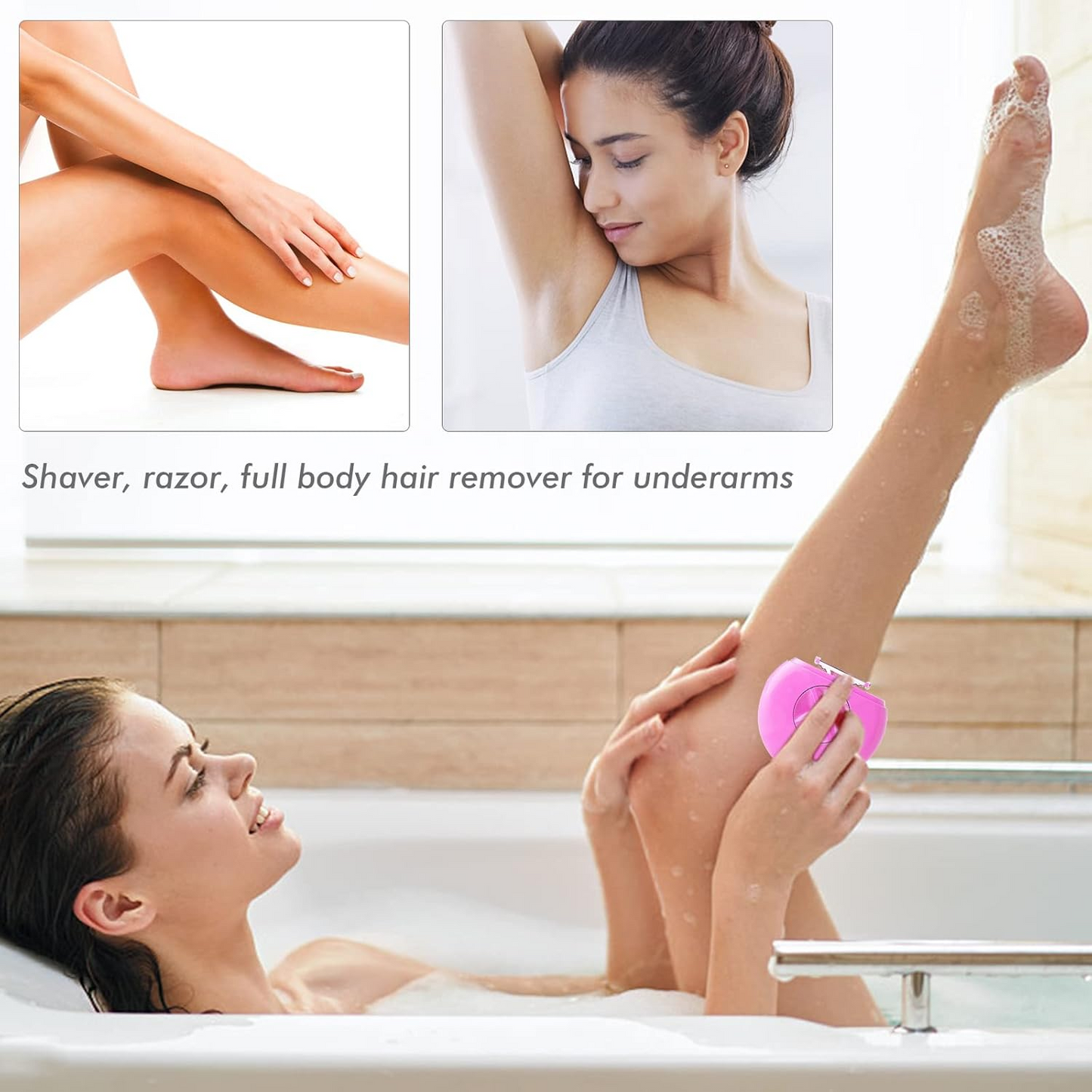 4 in 1 Women‚Äôs Electric Razor & Epilator ‚Äì Manual Body Hair Trimmer