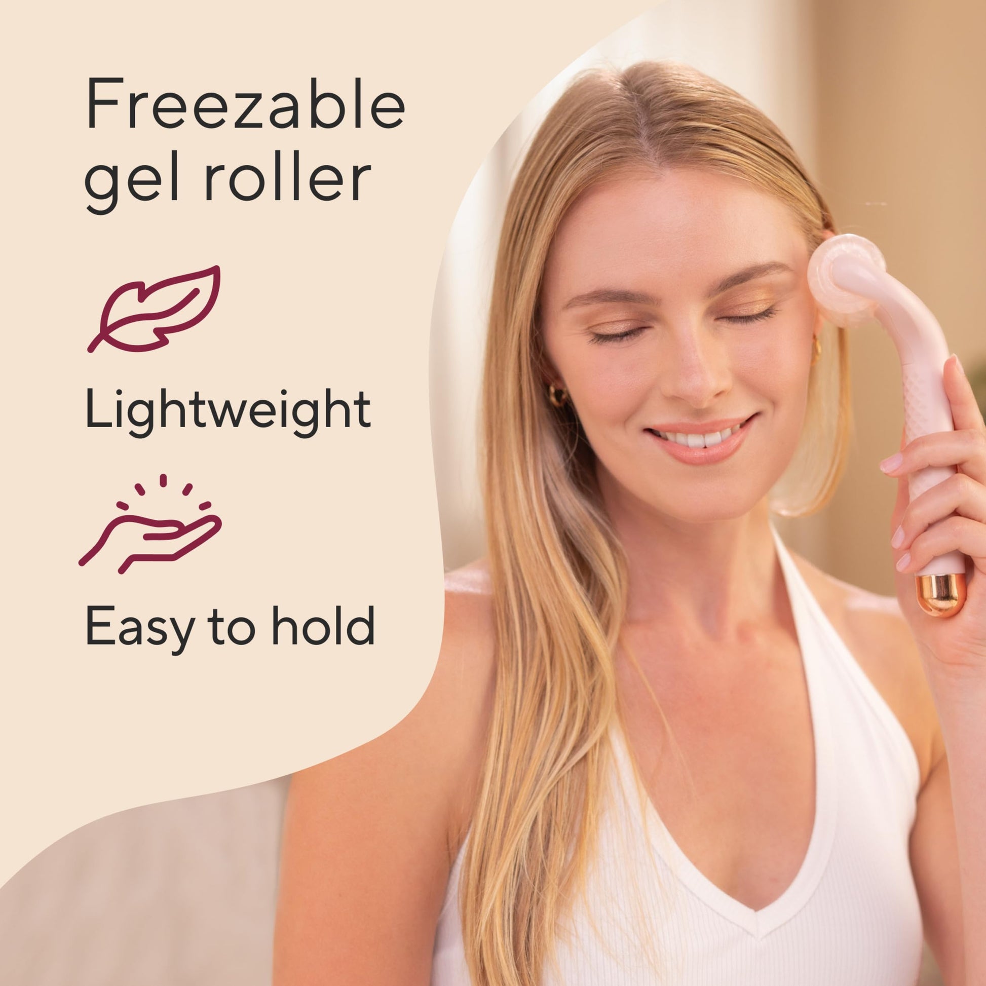 Finishing Touch Flawless Facial Massage Ice Roller, 1 Count (Pack of 1) - Medaid International