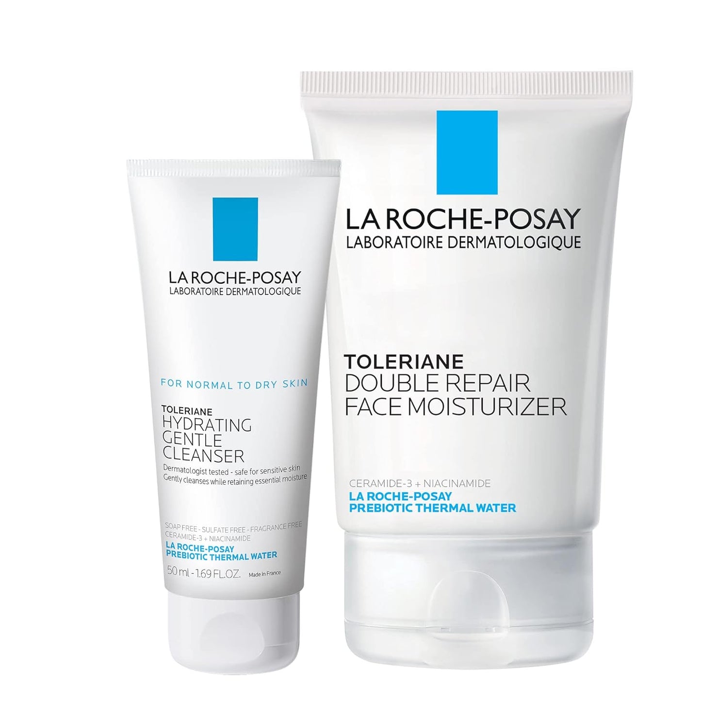 La Roche-Posay Toleriane Double Repair Face Moisturizer | Daily Moisturizer Face Cream with Ceramide and Niacinamide for All Skin Types | Oil Free | Fragrance Free - Medaid International