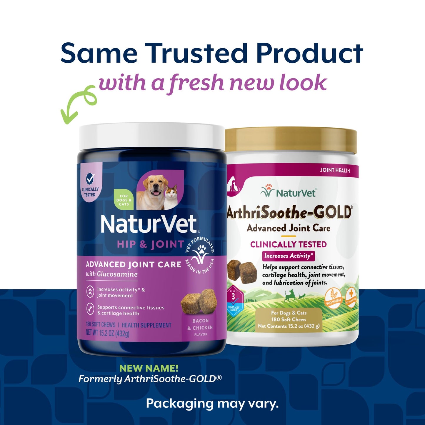 NaturVet ArthriSoothe-Gold Level 3 Advanced Joint Care for Dogs – Soft Chew Dog Supplement with Glucosamine, MSM, Chondroitin & Hyaluronic Acid – Wheat-Free Pet Supplements – 180 Ct.