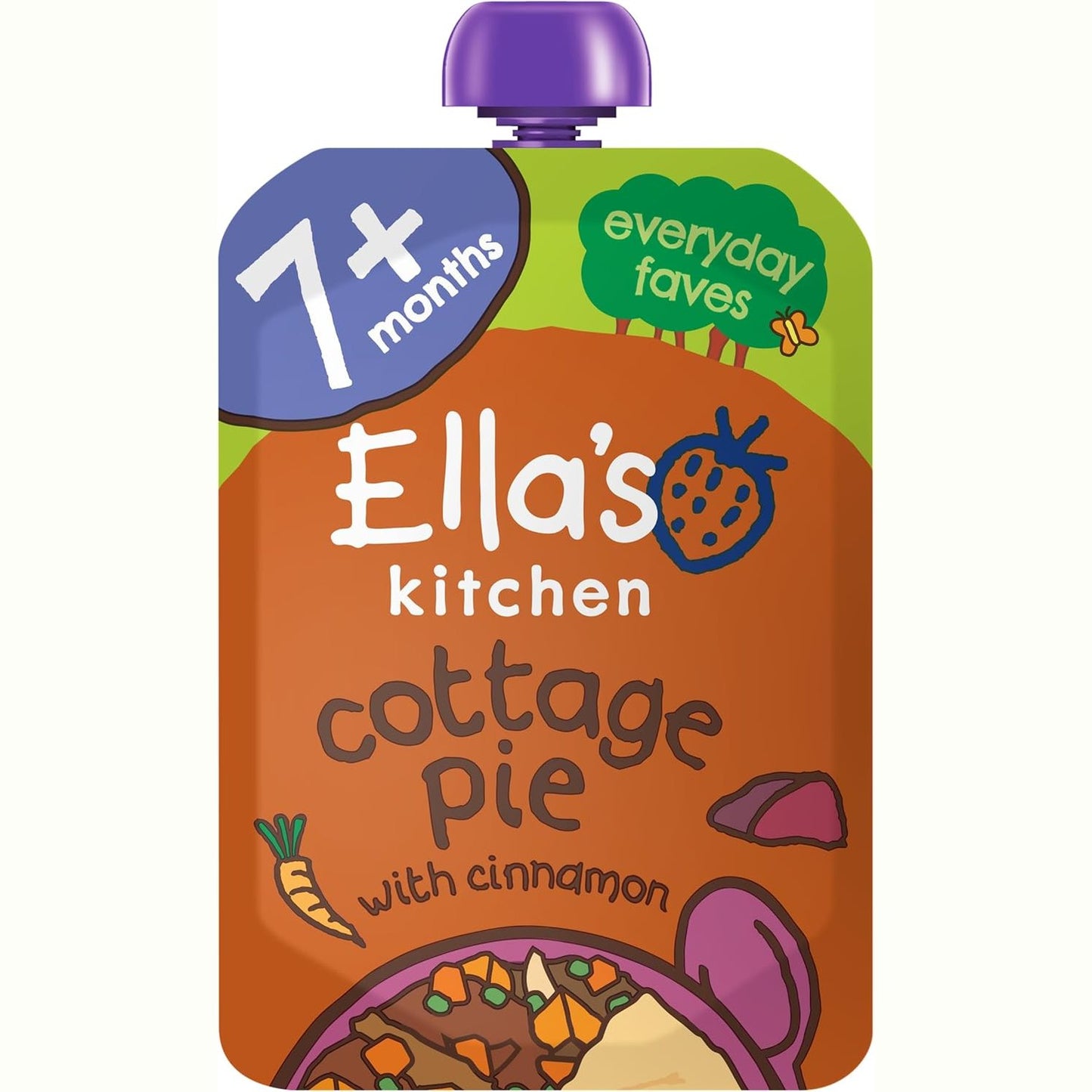 Ella's Kitchen Stage 2 Veggie Lasagne 130 g (Pack of 6) - Medaid International