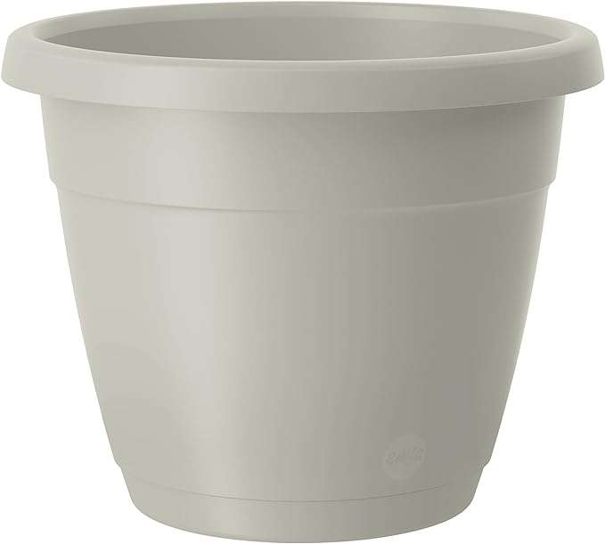 Poetic Emsa Flower Pot 517597, Column Shape, City, Silk Grey, 20 cm