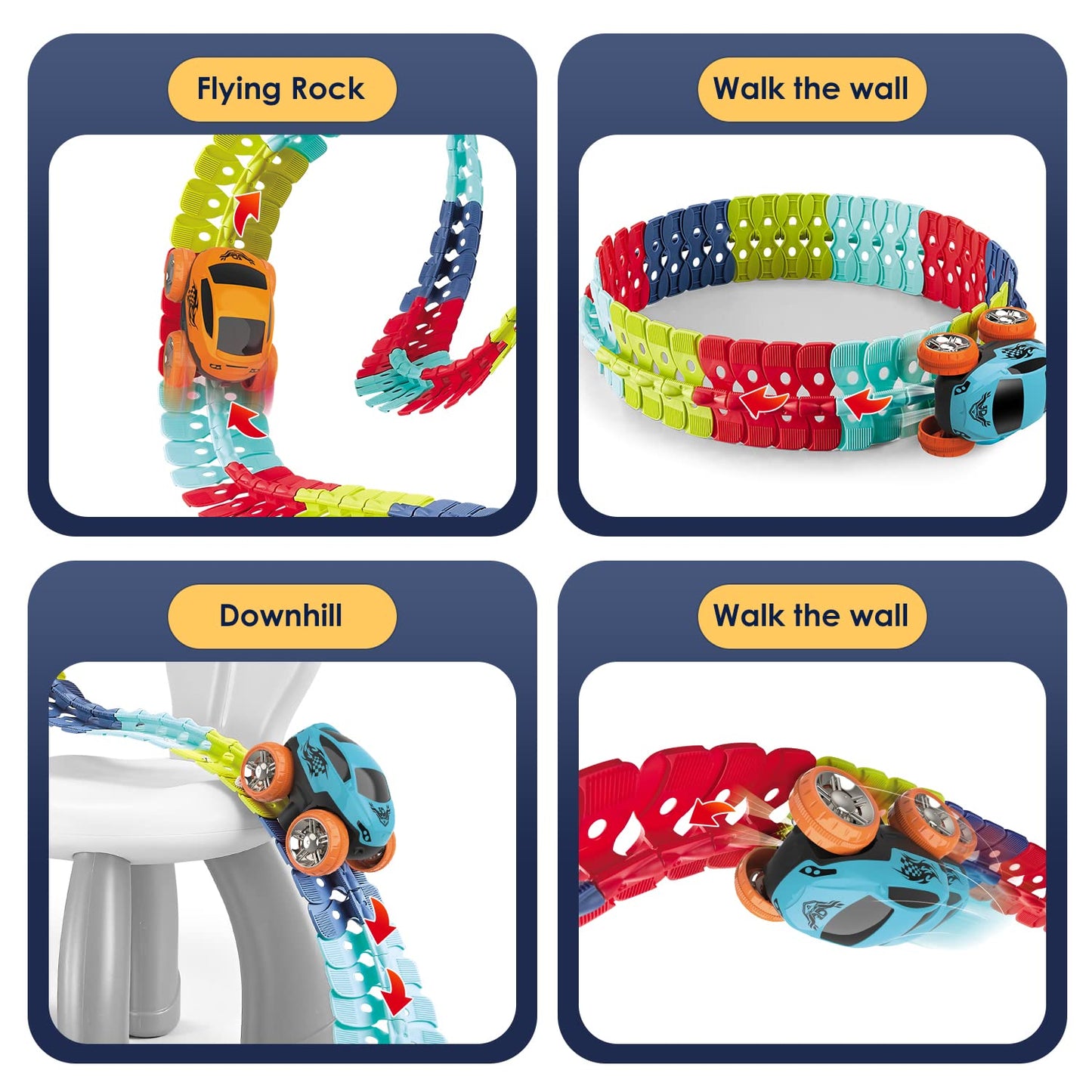 Tumama Kids - Changeable Track Race - 184pcs