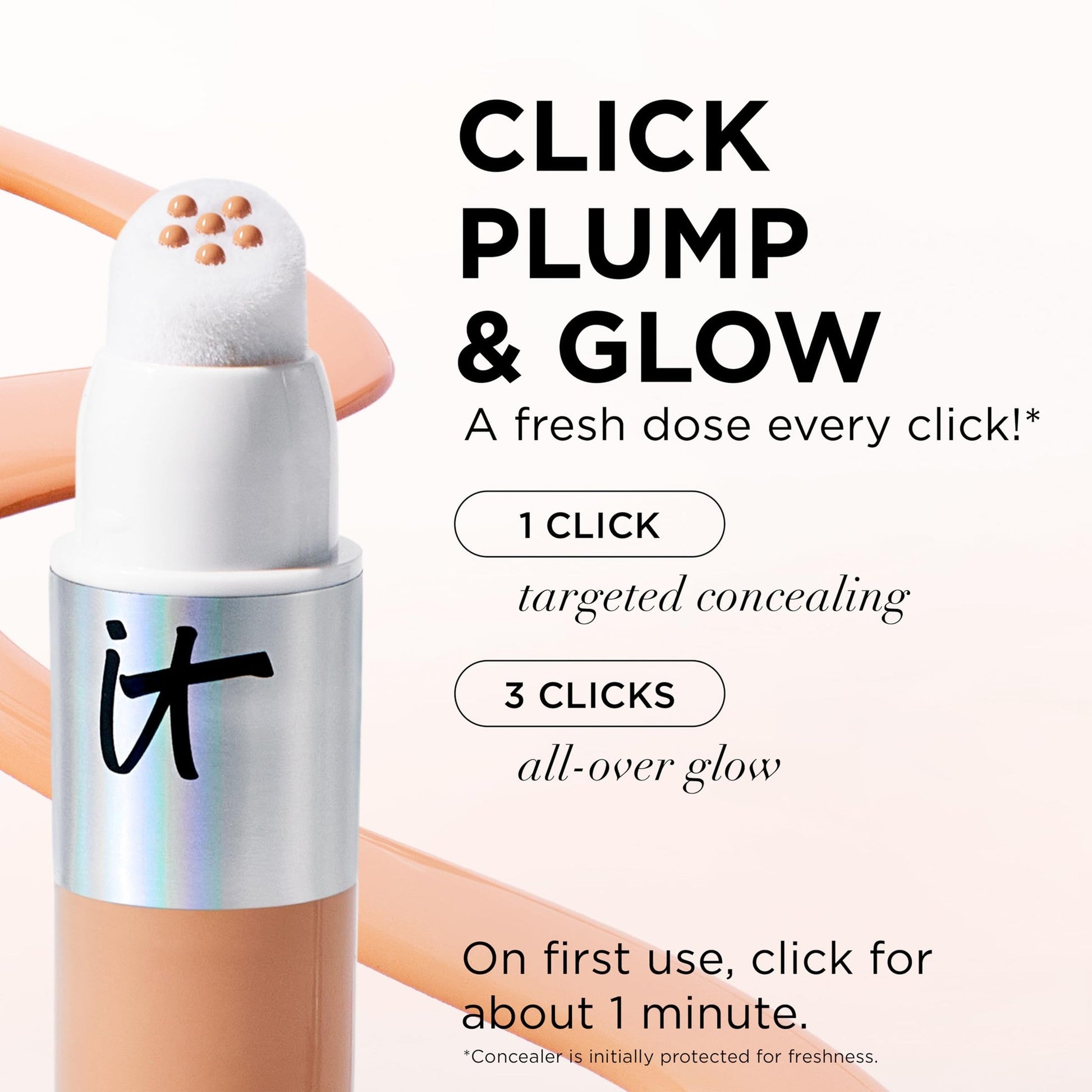 IT Cosmetics Do It All Radiant Concealer ­­– Makeup Concealer – Hydrate & Brighten – Creaseless Medium Coverage & Radiant Finish ­­– Niacinamide & Hyaluronic Acid - Light Neutral, 0.2 Fl Oz - Medaid International