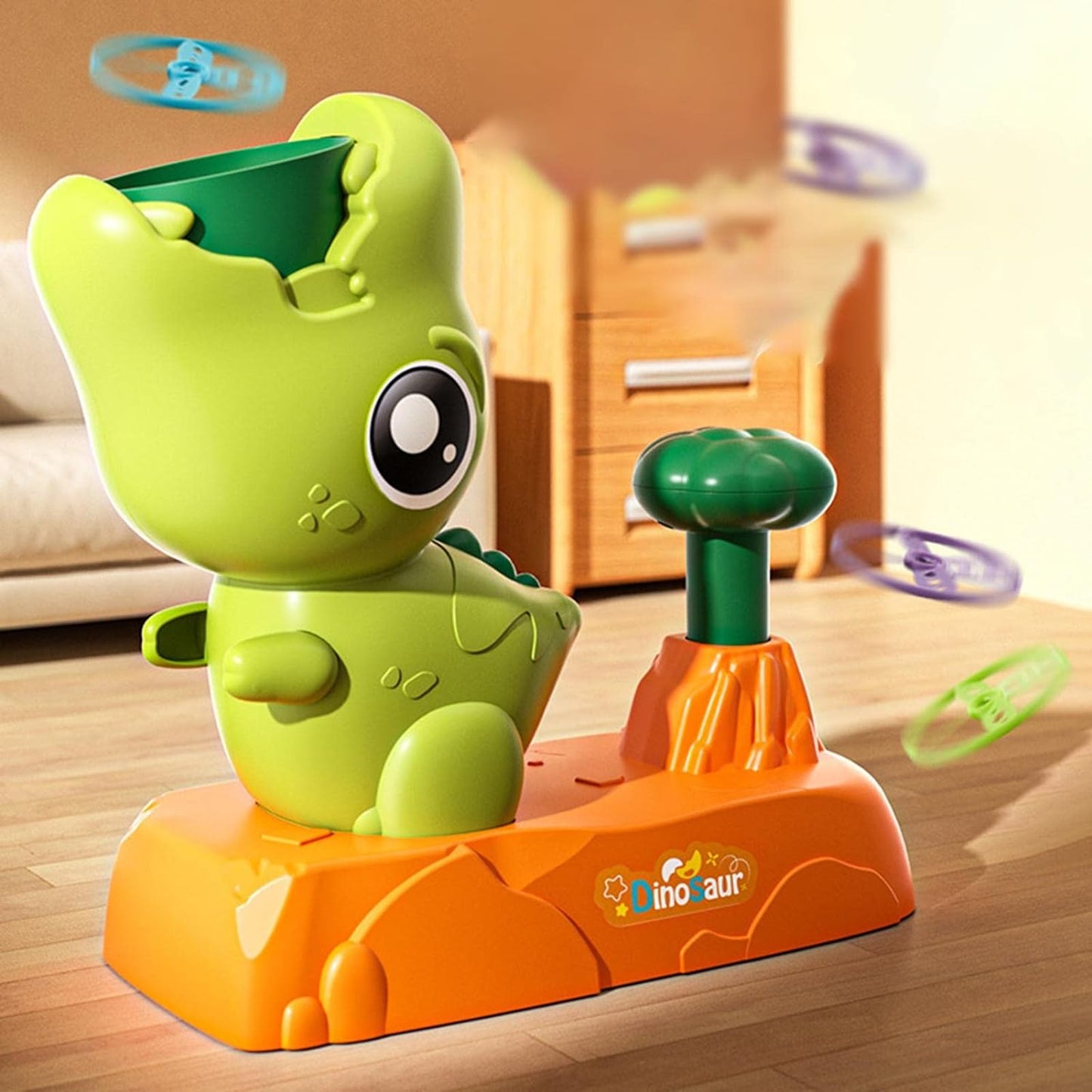 Dinosaur Frisbee Shooter Game