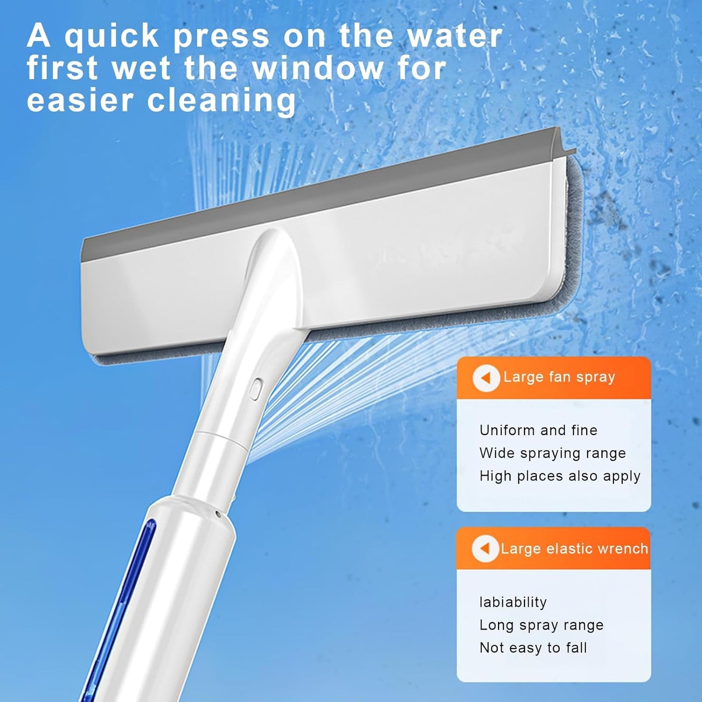 Dual-Sided Expandable Spray Window Cleaner