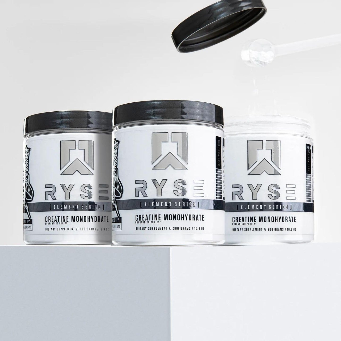 RYSE Creatine Monohydrate Powder - Unflavored - Supports Men & Women Lean Muscle Growth, Strength, Power, and Endurance - Helps Reduce Fatigue and Improve Workout Recovery - 60 Servings - Medaid International