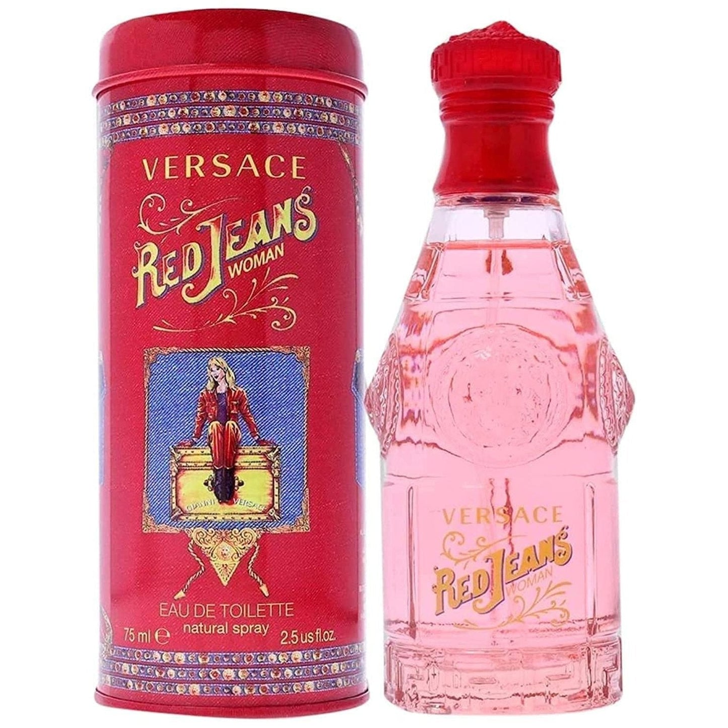 Red Jeans Versace 2.5 oz EDT Spray (Tester) For Women - Medaid International