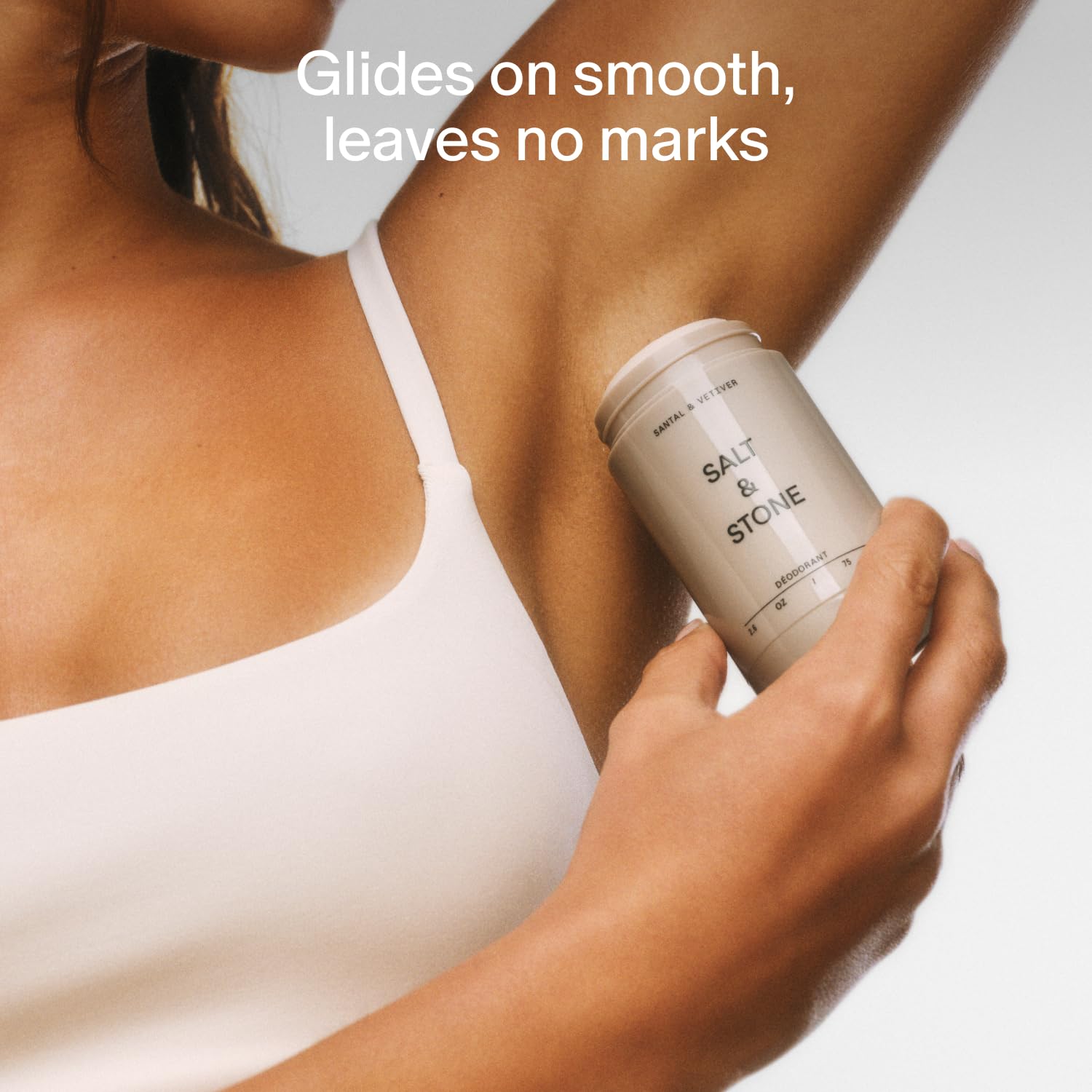 SALT & STONE Aluminum Free Deodorant | Extra Strength 48 Hour Protection for Women & Men | Made with Seaweed Extracts, Shea Butter & Prebiotics (Neroli & Basil) - Medaid International