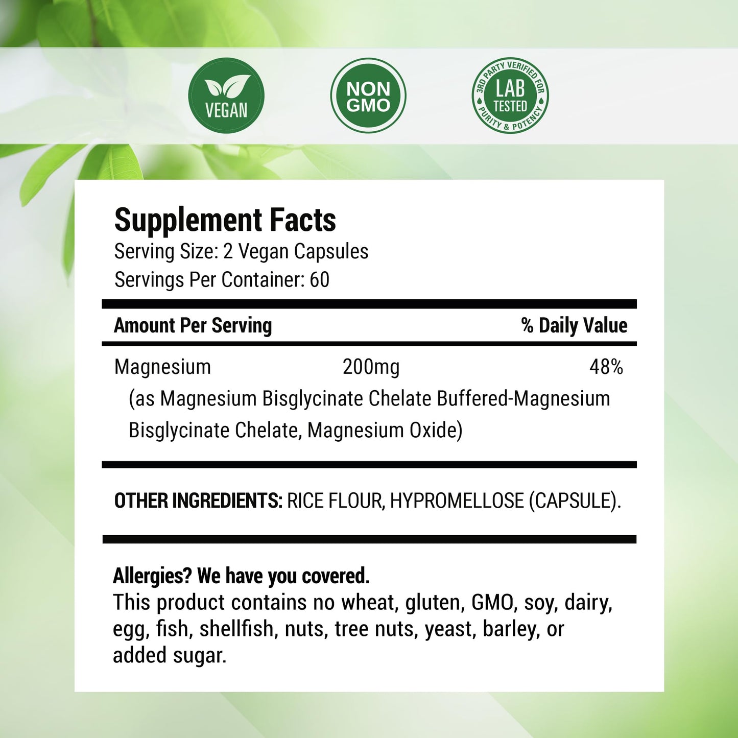 Nested Naturals Magnesium Glycinate Chelate - 200mg Chelated Magnesium Supplement for Muscle Cramps, Relaxation, & Sleep Support - 100% Albion TRACCS Buffered Magnesium Glycinate - 120 Vegan Capsules - Medaid International