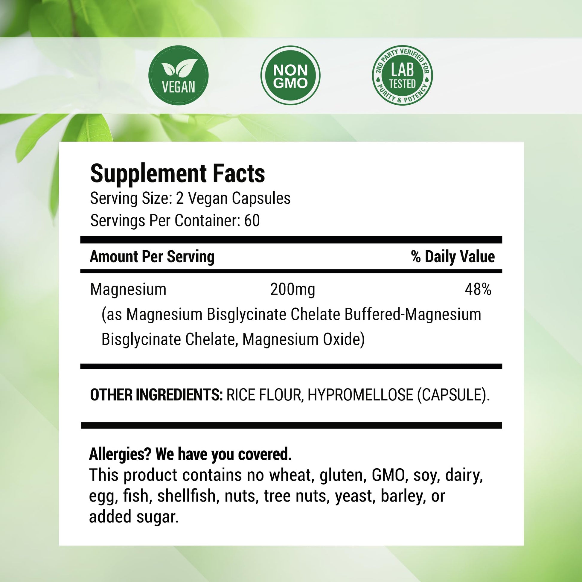 Nested Naturals Magnesium Glycinate Chelate - 200mg Chelated Magnesium Supplement for Muscle Cramps, Relaxation, & Sleep Support - 100% Albion TRACCS Buffered Magnesium Glycinate - 120 Vegan Capsules - Medaid International