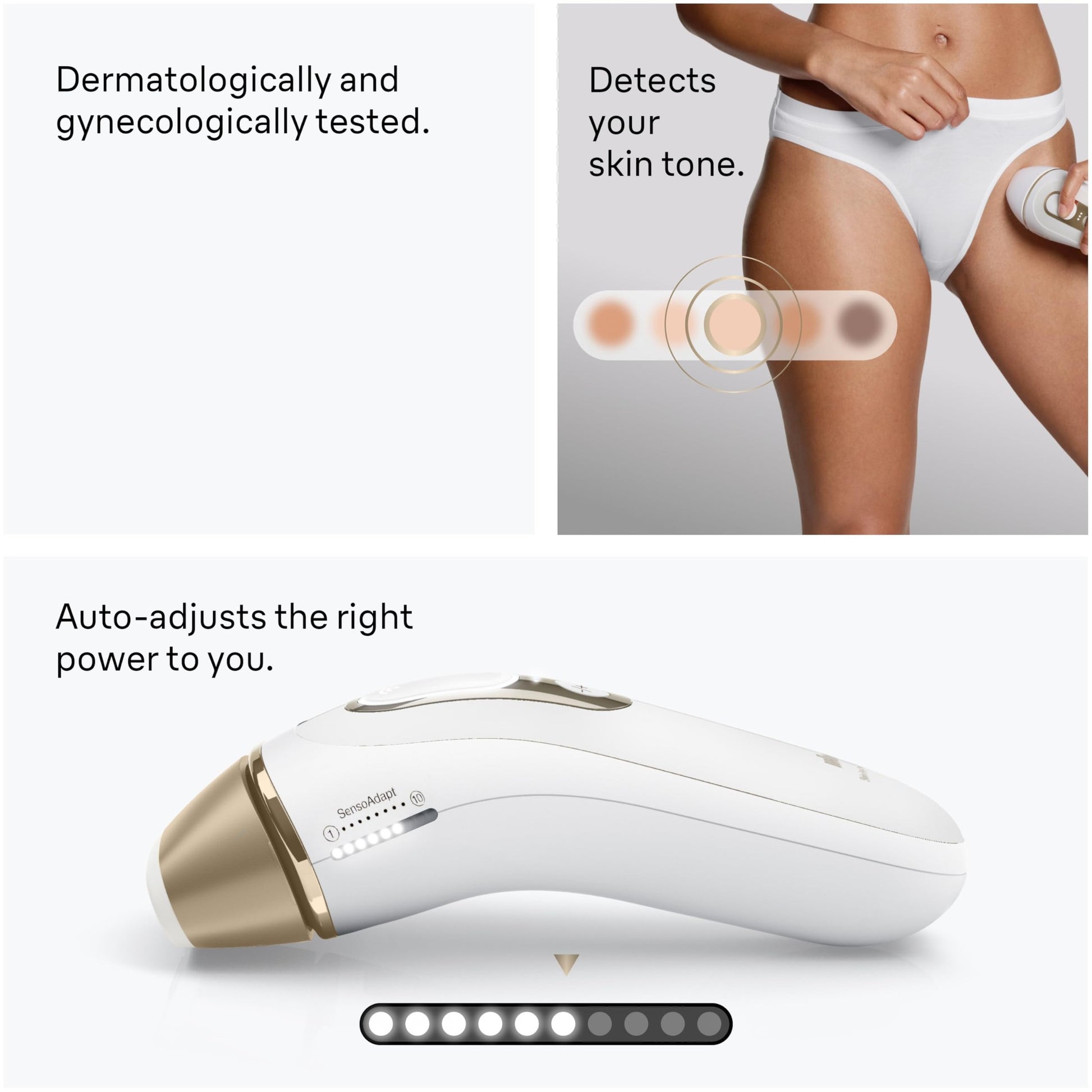 Braun Smart IPL, Silk·Expert Pro 5: at Home Laser Hair Removal for Women and Men, Permanent Visible Hair Reduction in Hair Regrowth for Body & Face, Wide Head and Two Precision Heads, IPL5347 - Medaid International