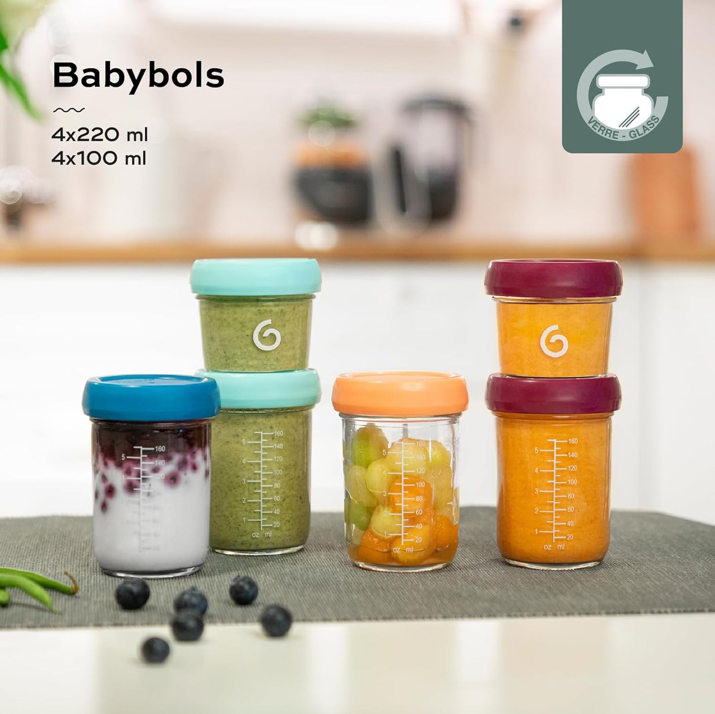 BabyMoov - Glass Babyblos Multi-Set (x8)