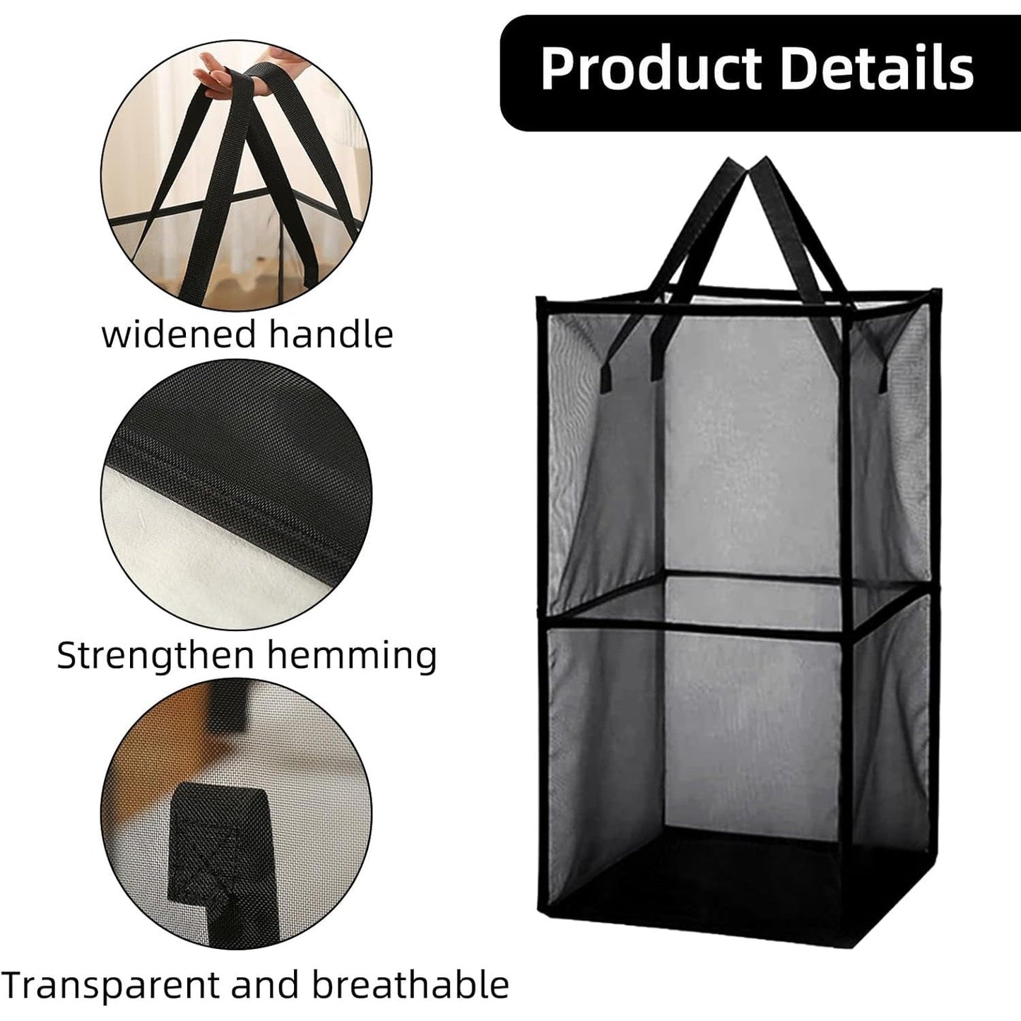 Foldable Mesh Storage Bags (2 Layers)