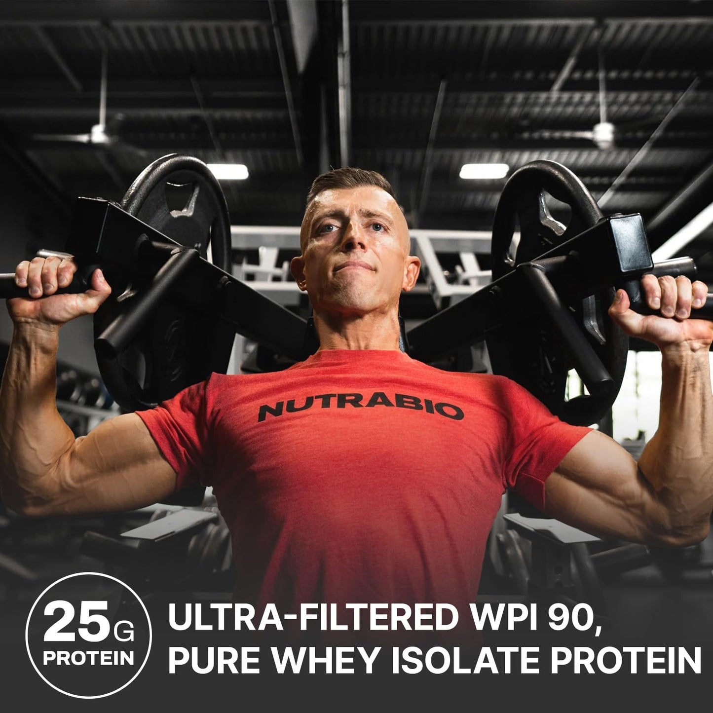 NutraBio 100% Whey Protein Isolate Protein Powder, 25g Protein with Complete Amino Acid Profile, Non-GMO, Soy & Gluten Free, Low Carb, Low Calorie Whey Protein Powder, Chocolate Peanut Butter, 2 Lbs - Medaid International