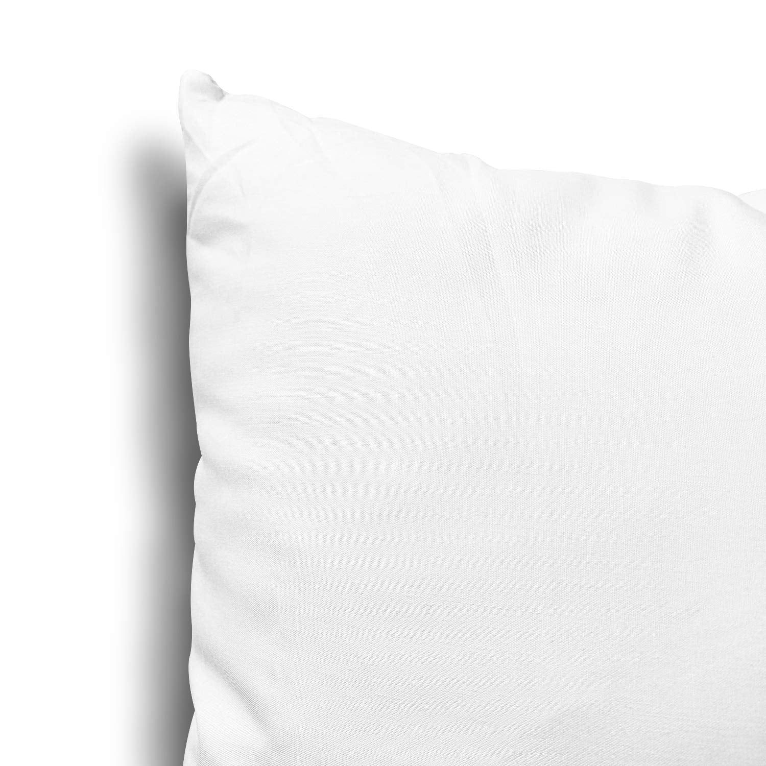 EDOW Throw Pillow Insert, Lightweight Soft Polyester Down Alternative Decorative Pillow, Sham Stuffer, Machine Washable. (White, 18x18) - Medaid International