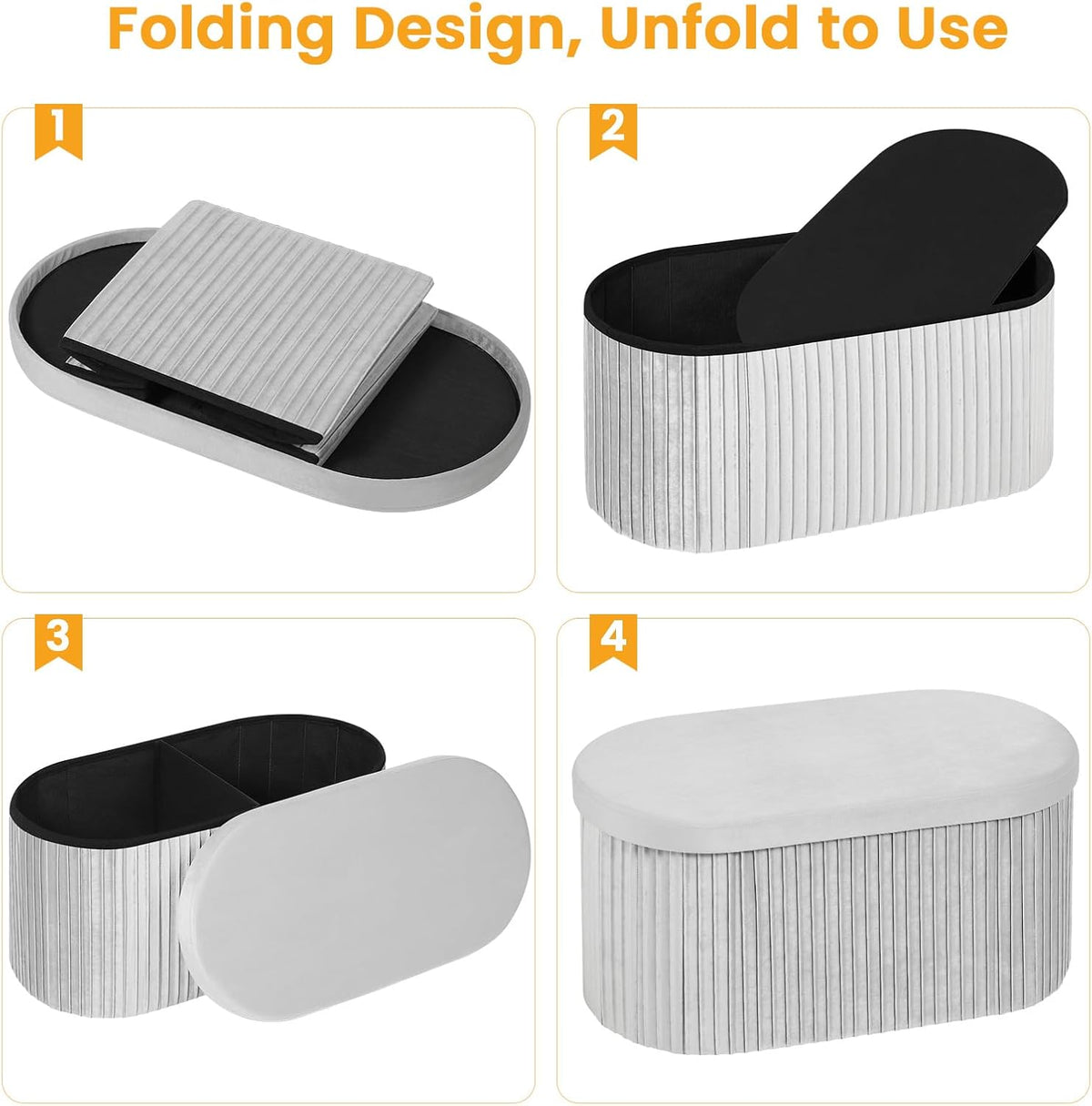 WOLTU Storage Bench (SH90HGR)