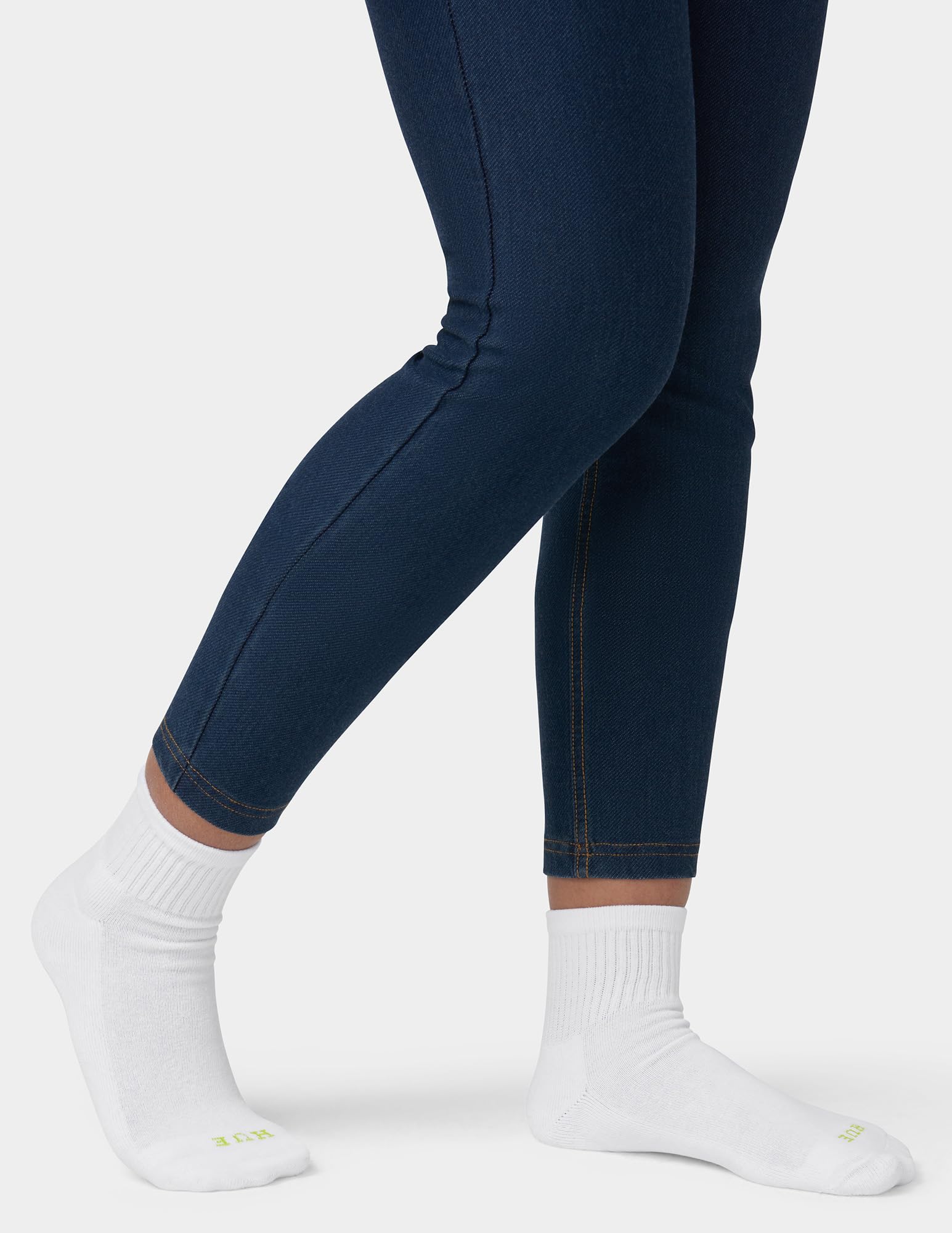 Hue Women's Mini Crew Sock 6-Pack, White, One Size - Medaid International