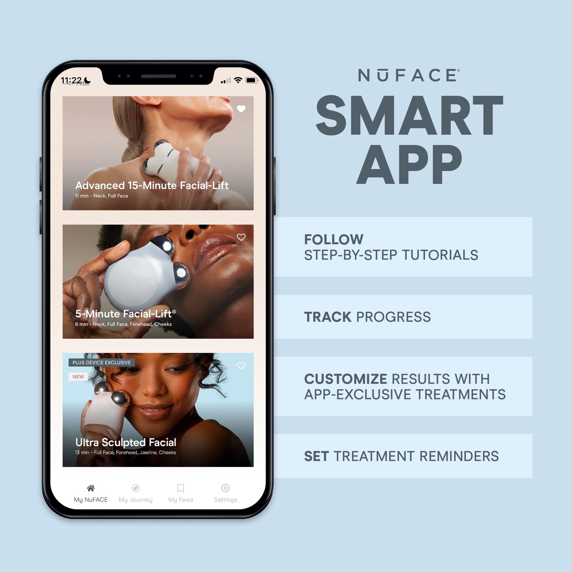 NuFACE MINI+ Microcurrent Facial Device Kit - Limited Edition FDA Cleared Face Massager Device + Microcurrent Gel Activator & Applicator Brush - Velvet Rose - Medaid International
