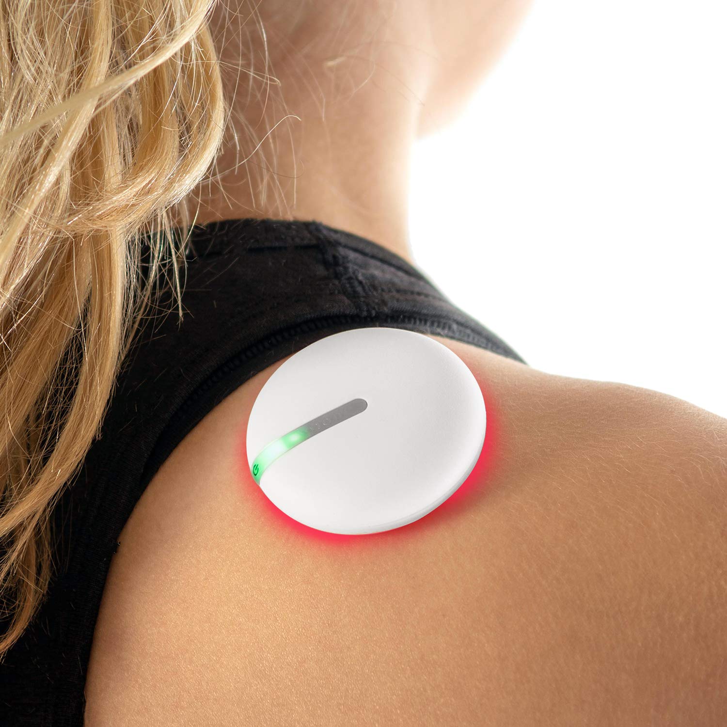 [IASO] Red Light Therapy Device and Massager- FDA-Registered, Cold Laser (Non-LED) Pain Relief for Back, Foot, Neck, Shoulders, Wrists, Knees. Wearable & Rechargeable. All Inclusive Package (Single) - Medaid International
