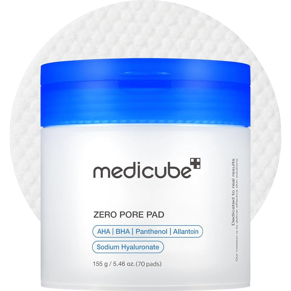Medicube Zero Pore Pads Gentle Exfoliation for Pore Tightening and Acne Prevention (155g/70 pads)