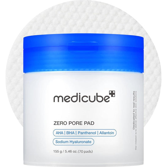 Medicube Zero Pore Pads Gentle Exfoliation for Pore Tightening and Acne Prevention (155g/70 pads)