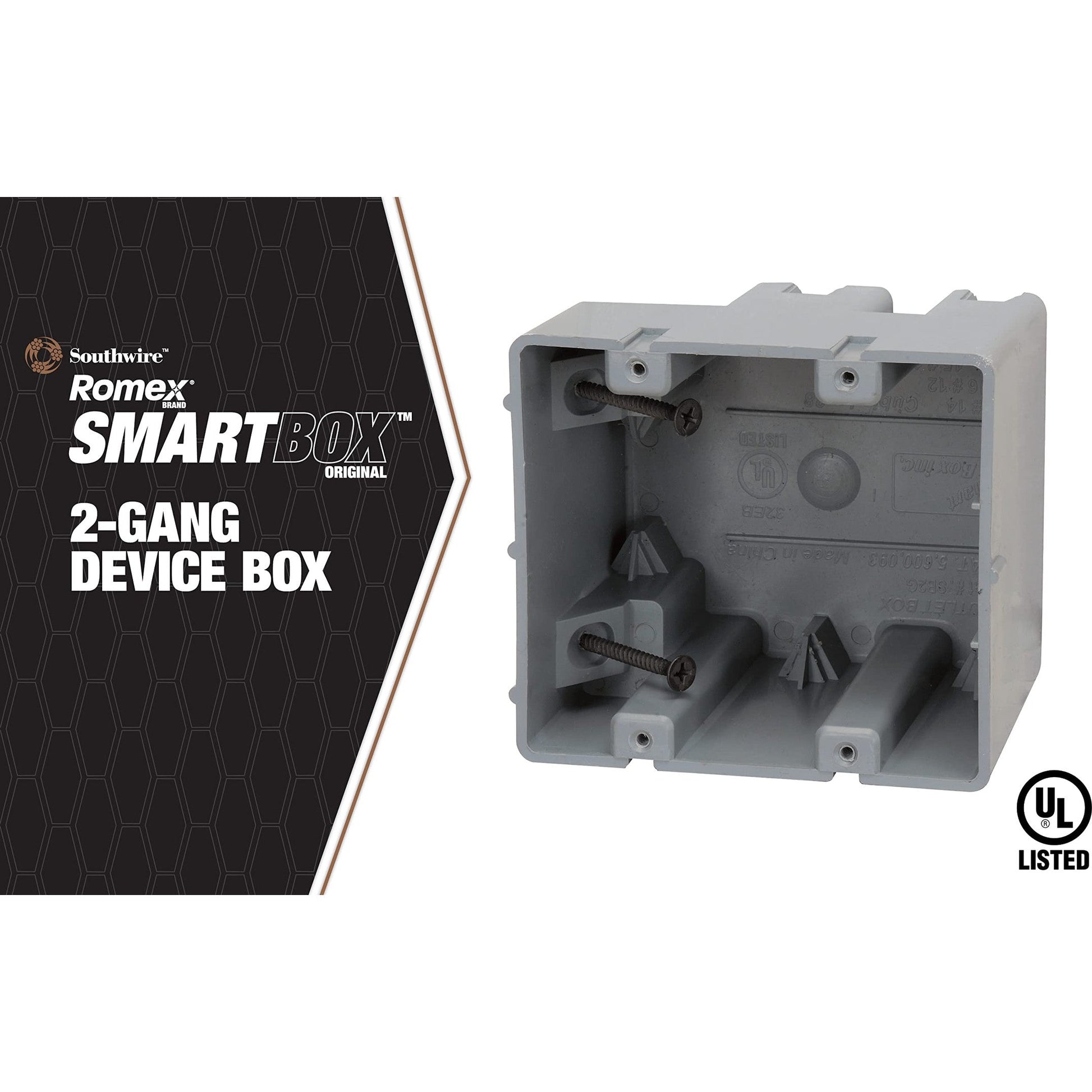 Southwire MSB1G One Gang Device Box with Depth Adjustable, Heavy Duty 42lb - Medaid International