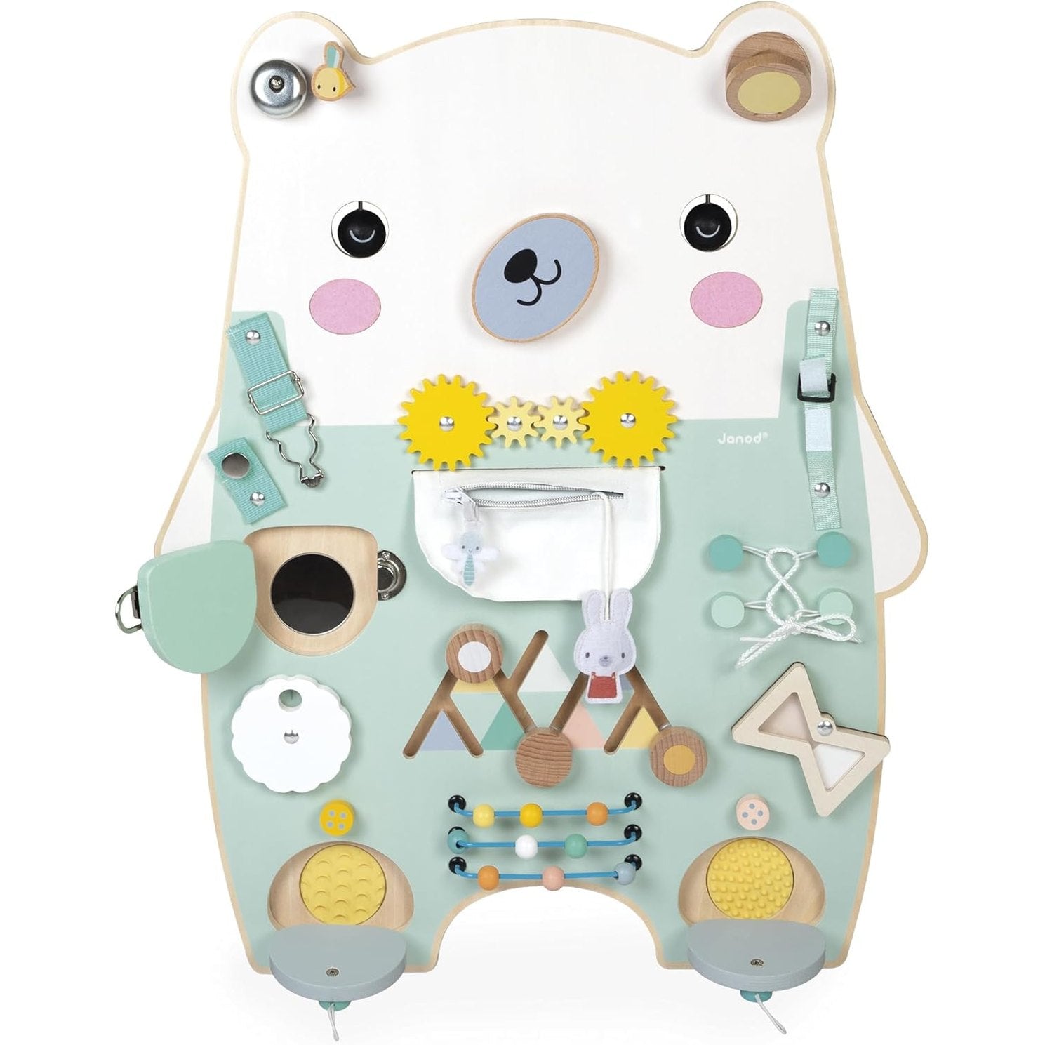 Janod - Pure Wooden Bear - Busy-board
