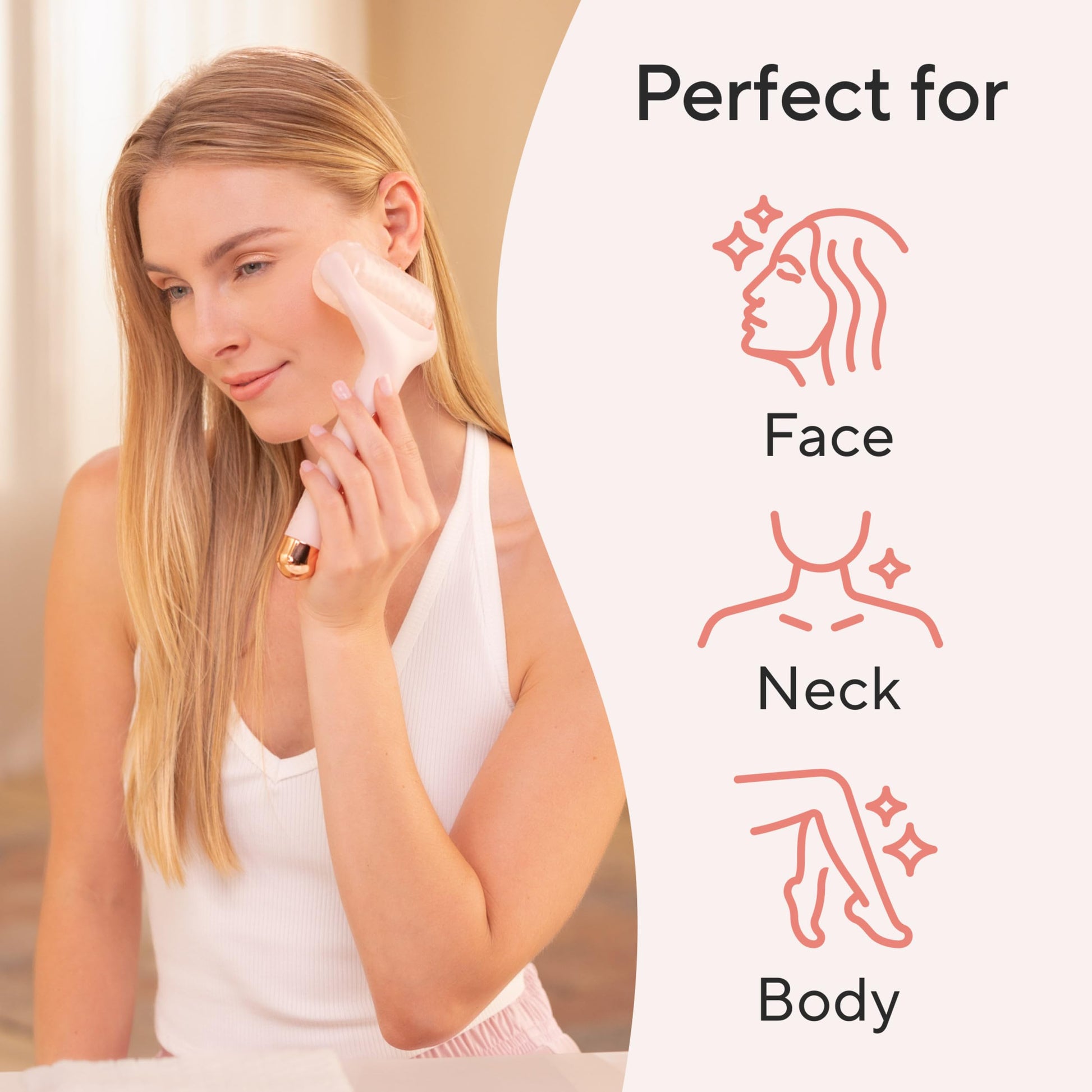 Finishing Touch Flawless Facial Massage Ice Roller, 1 Count (Pack of 1) - Medaid International