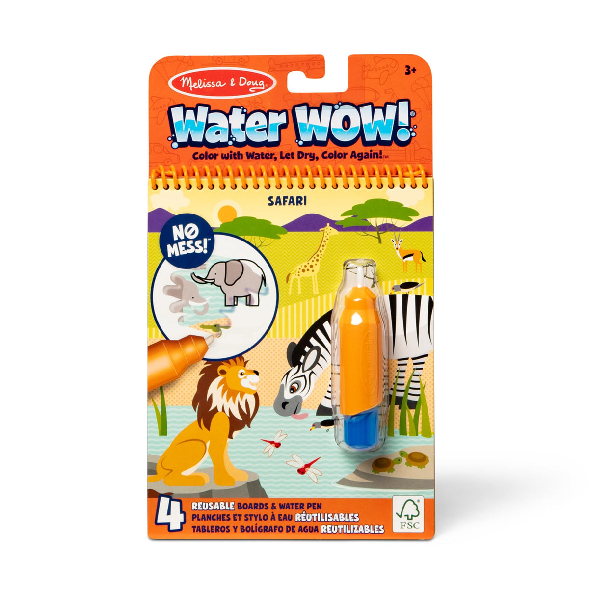 Melissa & Doug Melissa And Doug Water Wow - Safari Water Reveal Pad