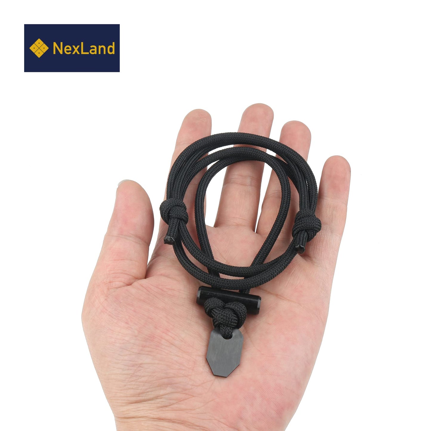 NexLand FNP Starter Firecord Necklace EDC Survival Kit for Emergency Campfire Starter