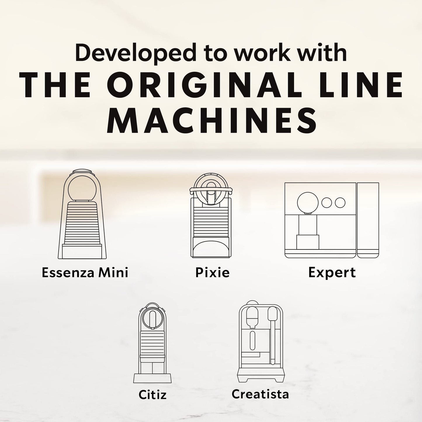 Starbucks by Nespresso Original Line, Pike Place, Medium Roast Coffee, 50-count Espresso Pods