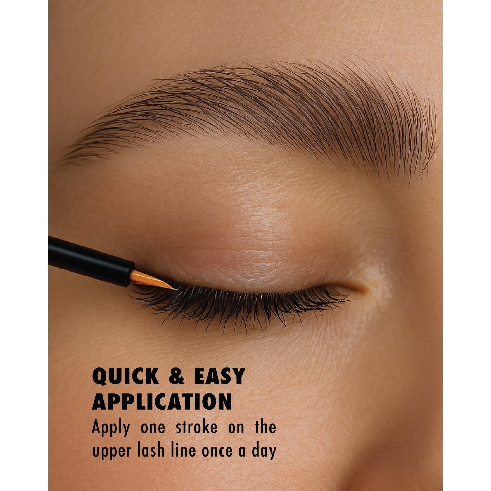 MIYA LASH | Eyelash Growth Serum | Natural Lash Enhancer for Longer, Thicker Healthier Lashes | Gentle Effective Lash Growth Serum | Oil Free Lash Booster 3ml - Medaid International