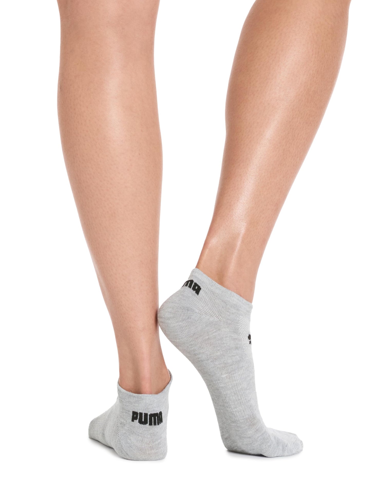 PUMA Womens 6 Pack Runner Socks, Grey White Black, 9-11 - Medaid International
