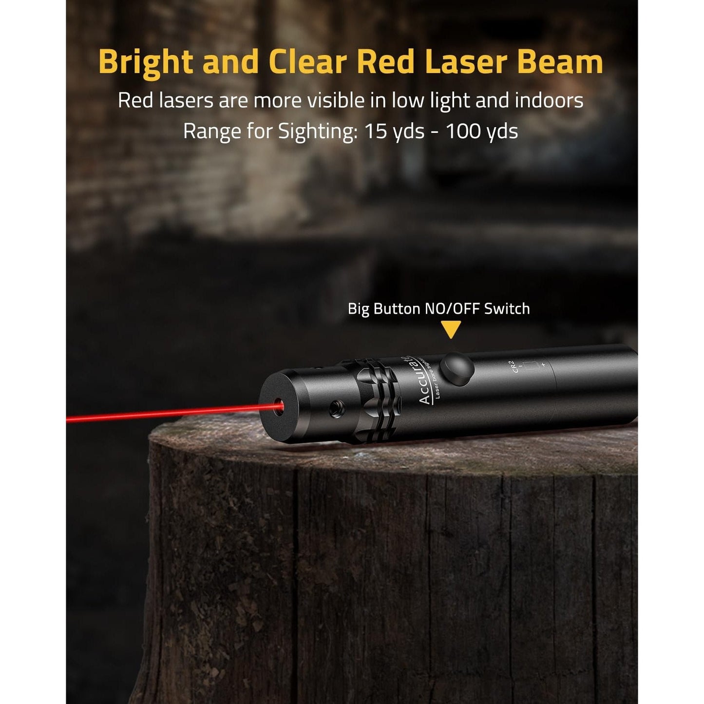 CVLIFE Bore Sight Laser Kit fit 0.17 to 12GA Calibers, Professional Red Laser Boresighter Kit for All Gun, Multiple Caliber Bore Sighting Kit for Hunting Rifles Pistols and Handgun - Medaid International