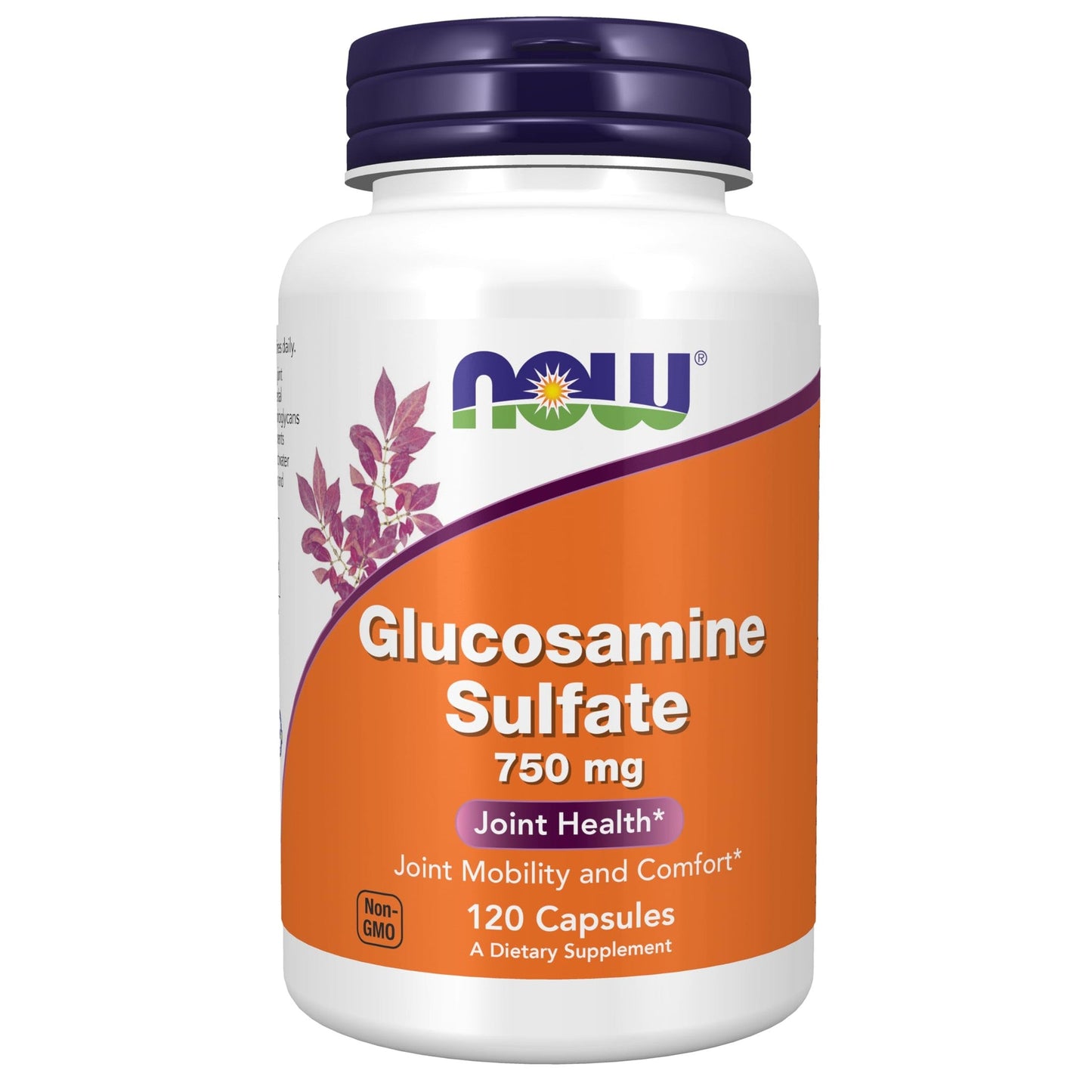 NOW Foods Supplements, Glucosamine Sulfate 750 mg, with UL Dietary Supplement Certification, 120 Veg Capsules - Medaid International