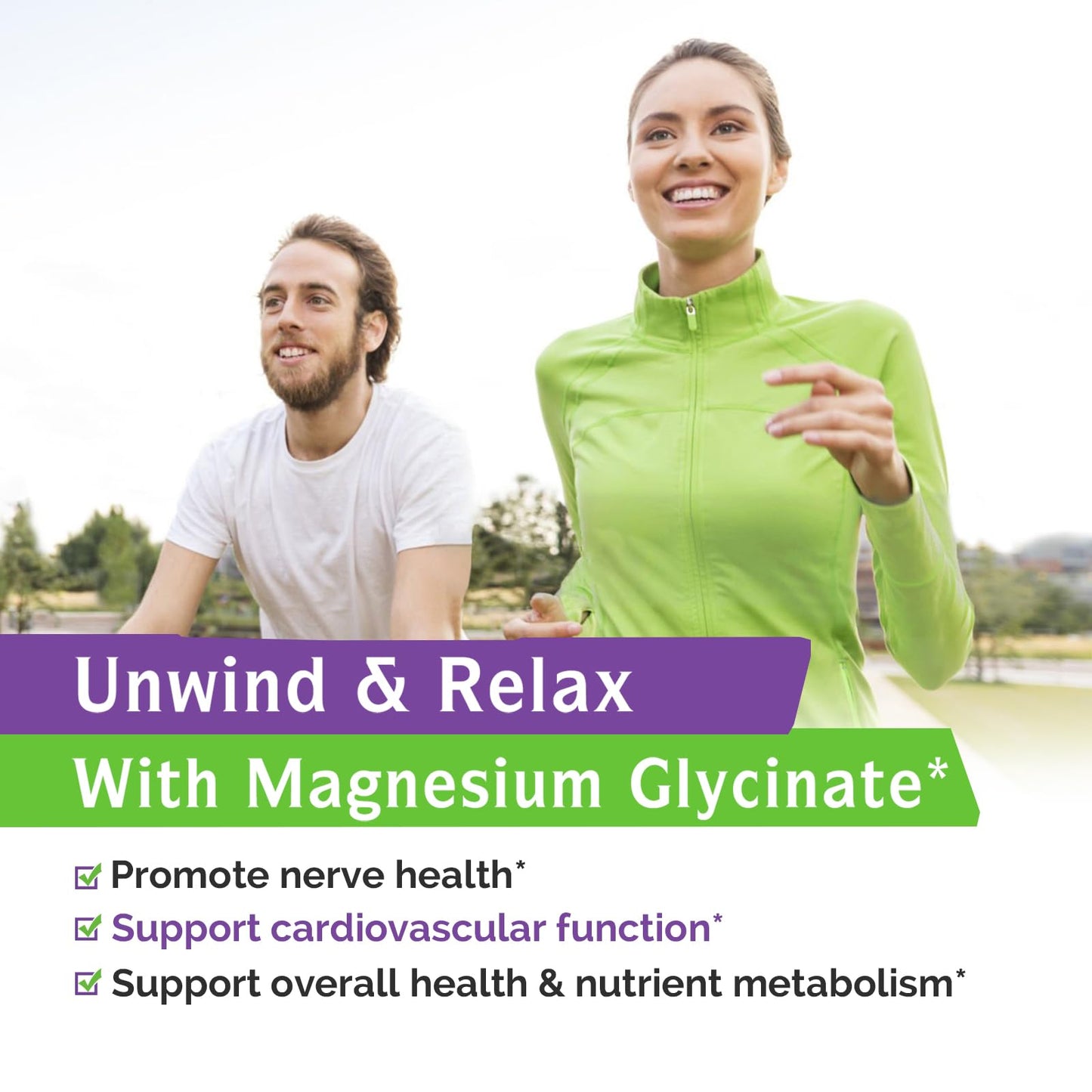 Innate Vitality Magnesium Glycinate 500mg | 70mg Elemental Magnesium Supplement- High Absorption, Non Buffered, Non-GMO & No Gluten - Nerve, Muscle, Bone Health - 120 Vegan Capsules Magnesio - Medaid International