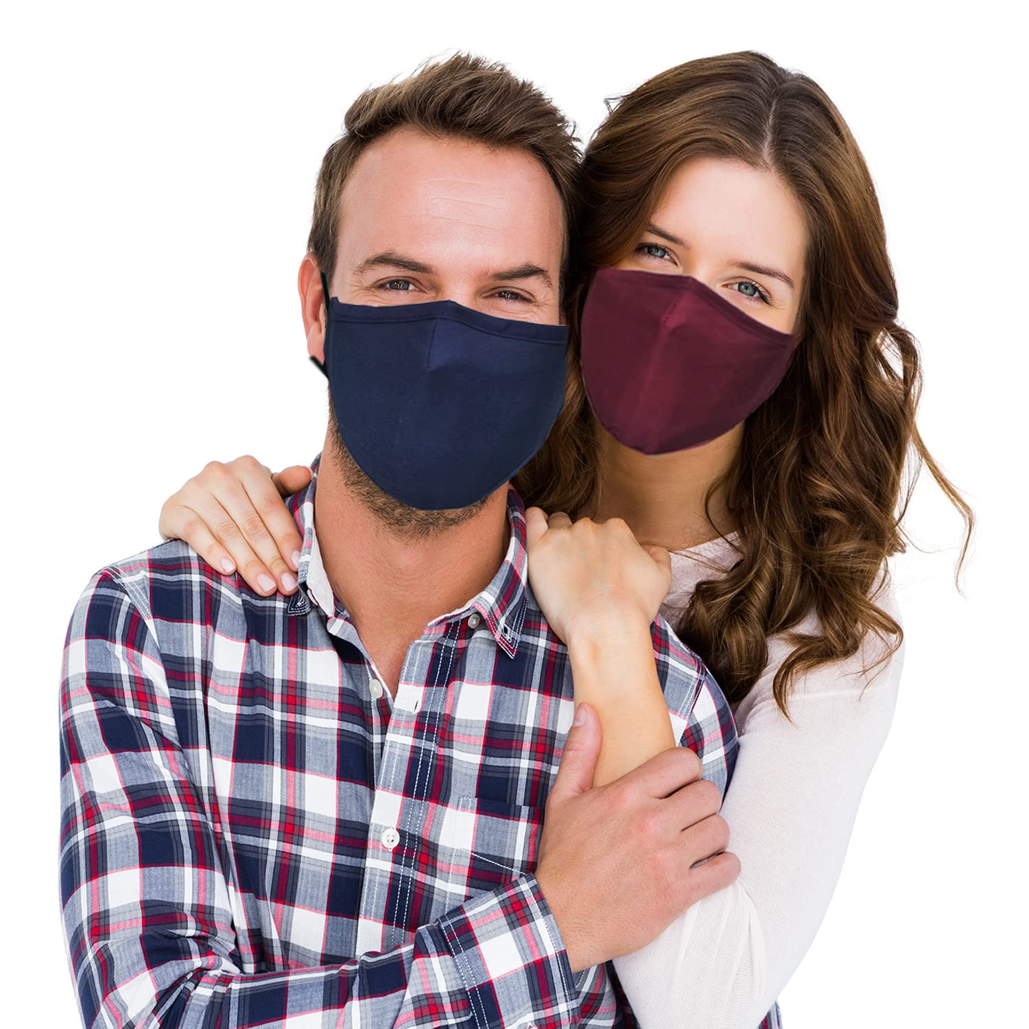 MAZJOYDAY Washable Reusable Cloth Face Masks for Women Men - Breathable Face Mask with Nose Wire and Filter Pocket for Adult - Medaid International