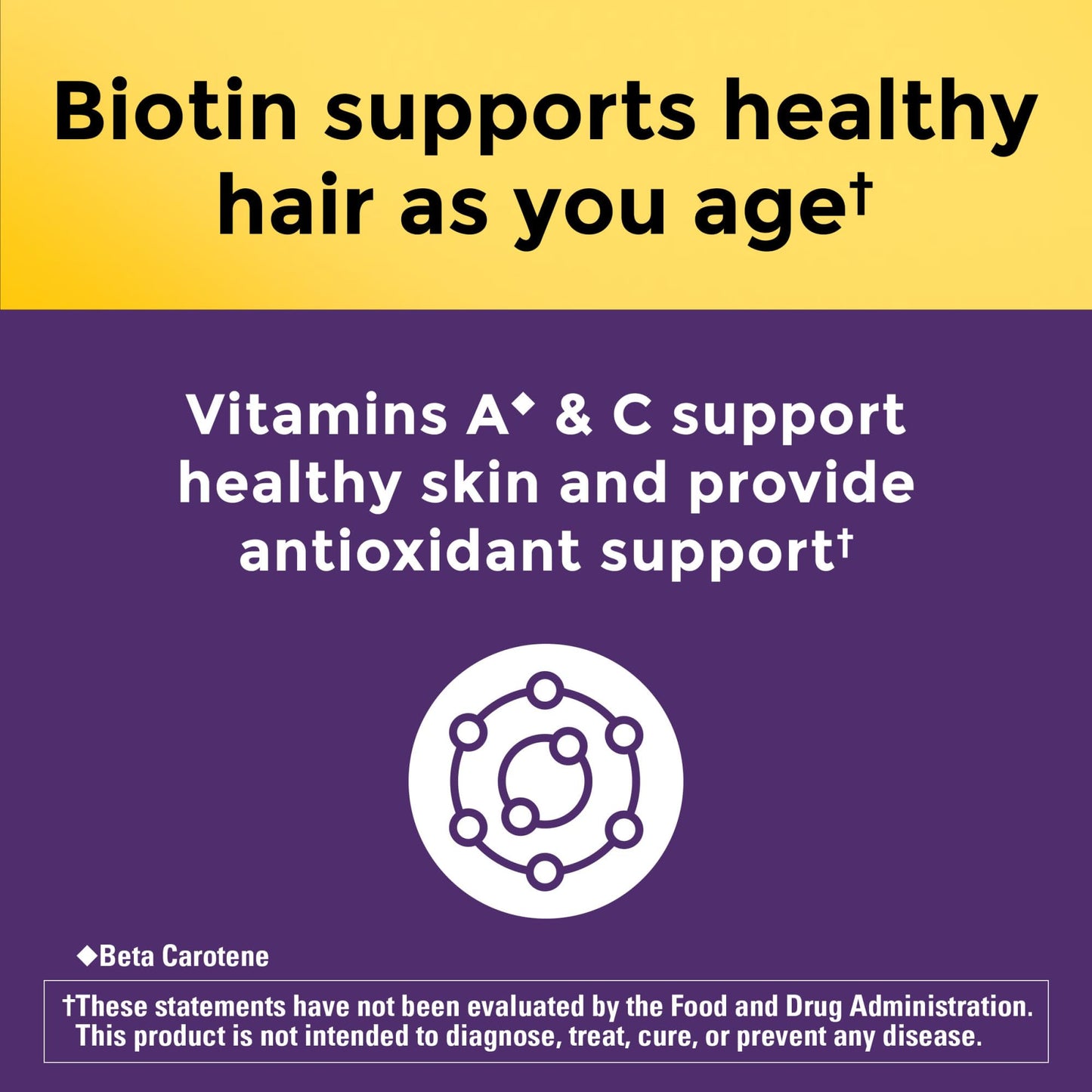 Nature Made Hair Growth Softgels with Lustriva, Biotin, Vitamin C & A, Support Healthy Hair as You Age, 30 Softgels, 30 Day Supply - Medaid International