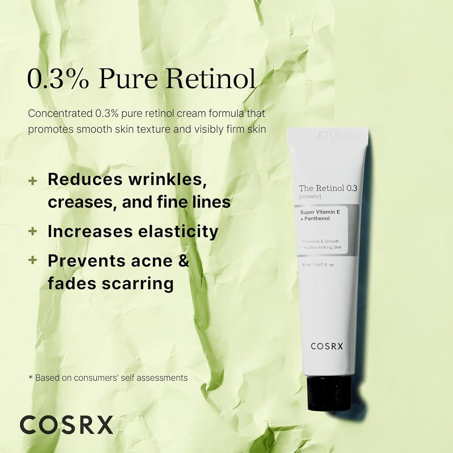 Cosrx the retinol 0.3 cream - 20ml - Medaid International