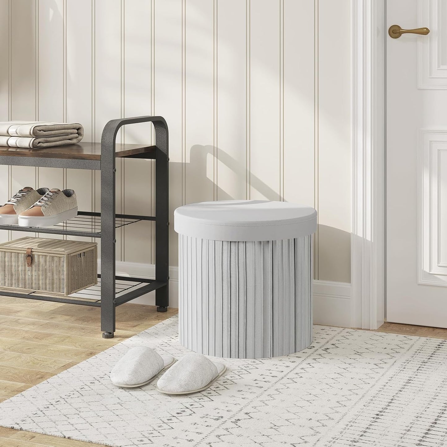 WOLTU Round Stool with Storage Space (SH89CM)