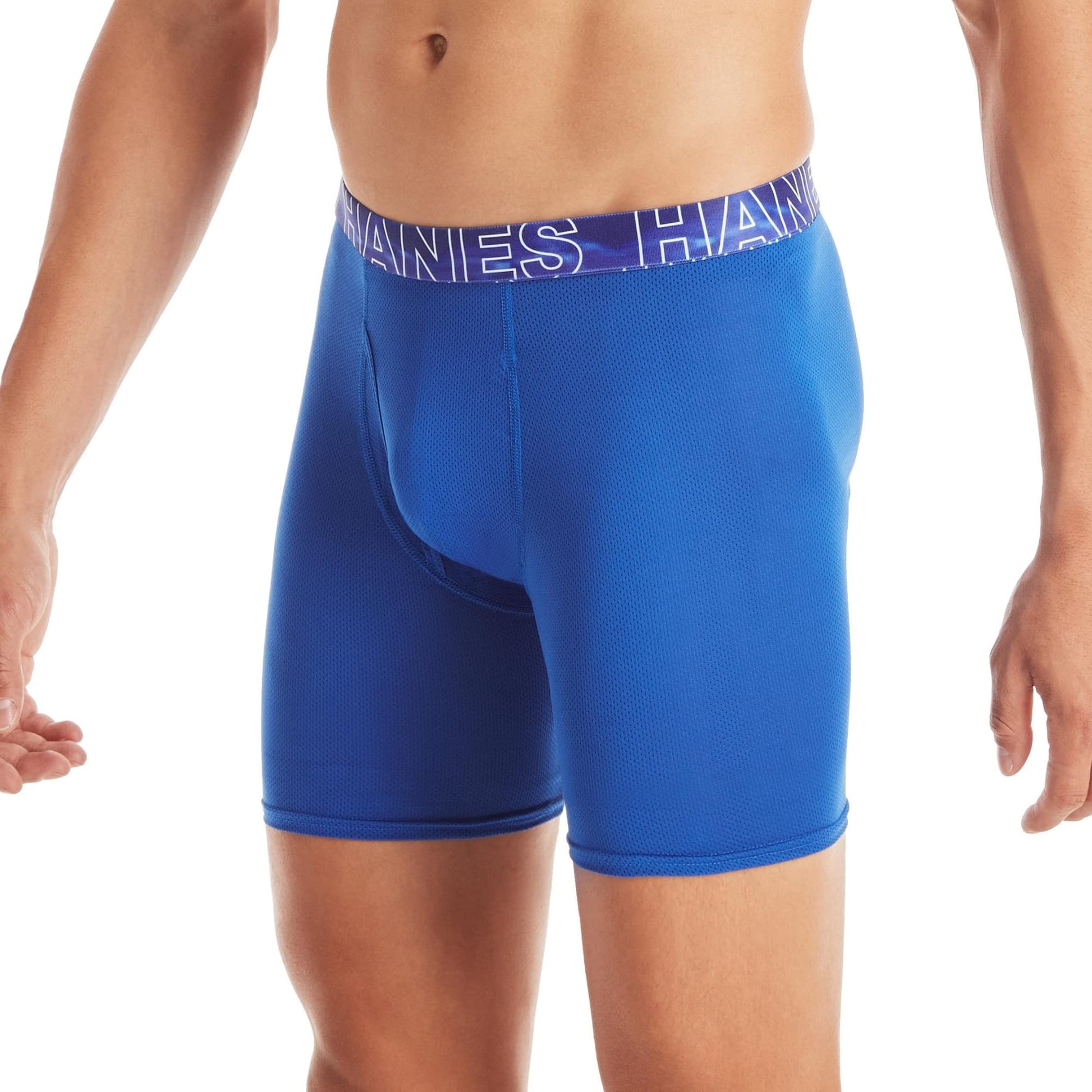 Hanes Men's Underwear Boxer Briefs Pack, Moisture-Wicking Men's Mesh Underwear, X-Temp Cooling with Odor Control, 3-Pack - Medaid International