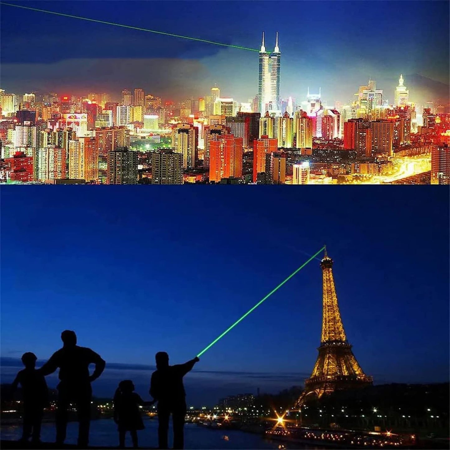 IVVTRYI Long Range High Power Tactical Green Beam Flashlight Laser Pointer rechargeableUSB Laser Pointer Cat Toys with Star Cap Adjustable Focus for Teaching Outdoor Hunting - Medaid International