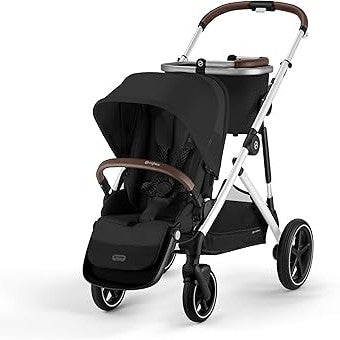 Cybex - Gazelle S Stroller - Cloud G Car Seat - (Base G & Adapters Are Optional ) - Moon Black - Travel System