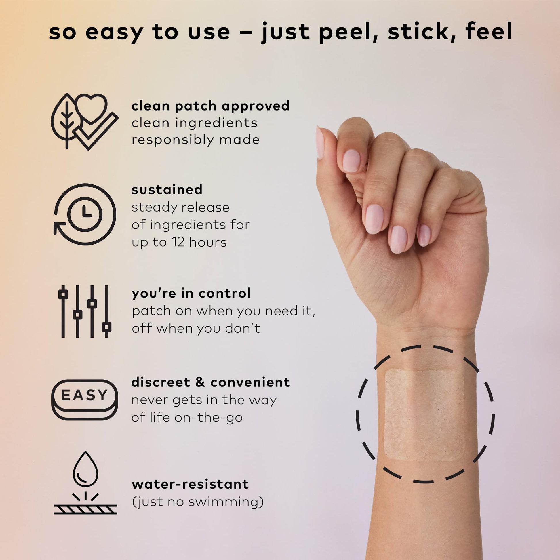 The Good Patch Desire Sexual Wellness Patches, Get in the Mood, Natural with Vitamin B6, Reishi, Black Maca, Plant Powered Wearable Wellness, Botanical and Vitamin (8 Total Patches) - Medaid International