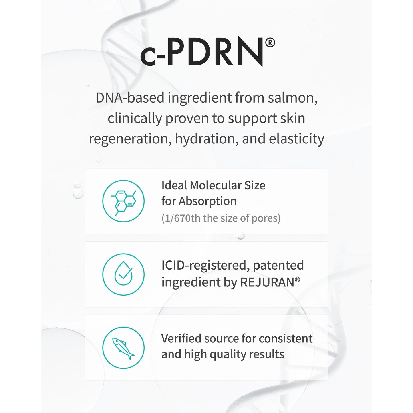 REJURAN® Recover c-PDRN® Lifting Ampoule - High Concentration Original PDRN Serum for Collagen Boost, Deep Hydration, Skin Soothing, Gentle Formula & Intensive Anti-Aging Korean Skincare. (2ml x 14) - Medaid International
