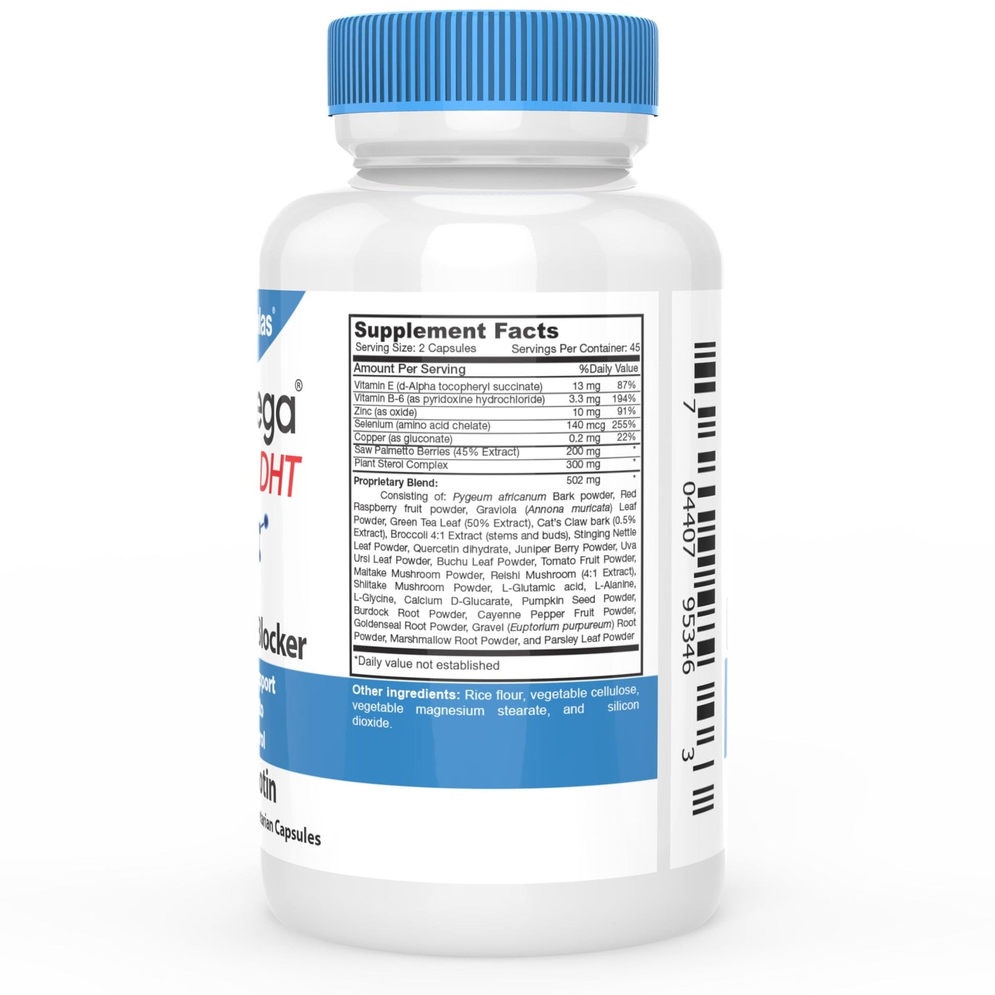 DrFormulas Original DHT Blocker Without Biotin | Hair Growth Supplement Pills for Women and Men, 45 Day Supply - Medaid International